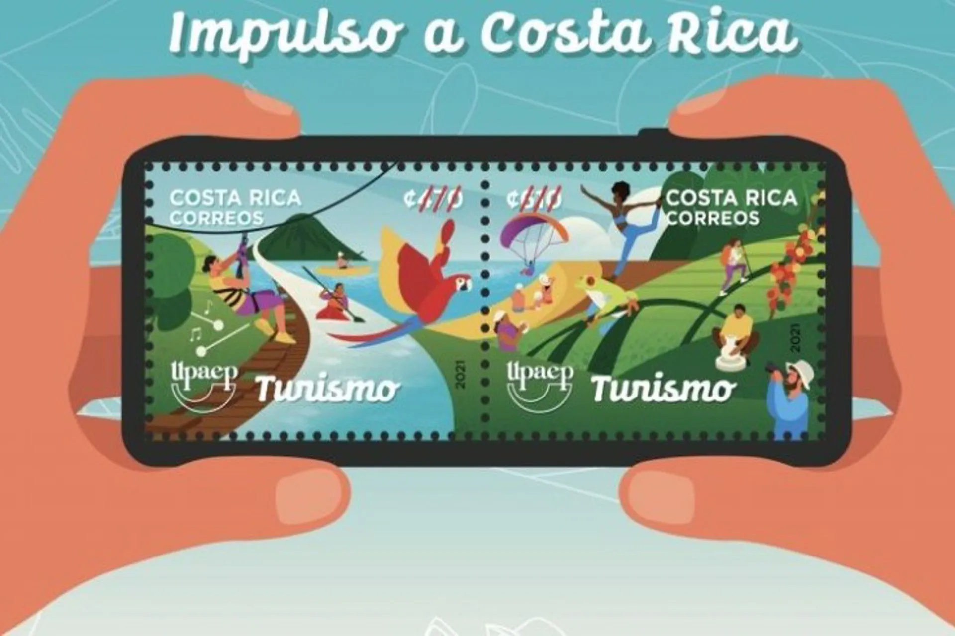 Costa Rica lanza dos sellos para reconocer el valor del turismo
