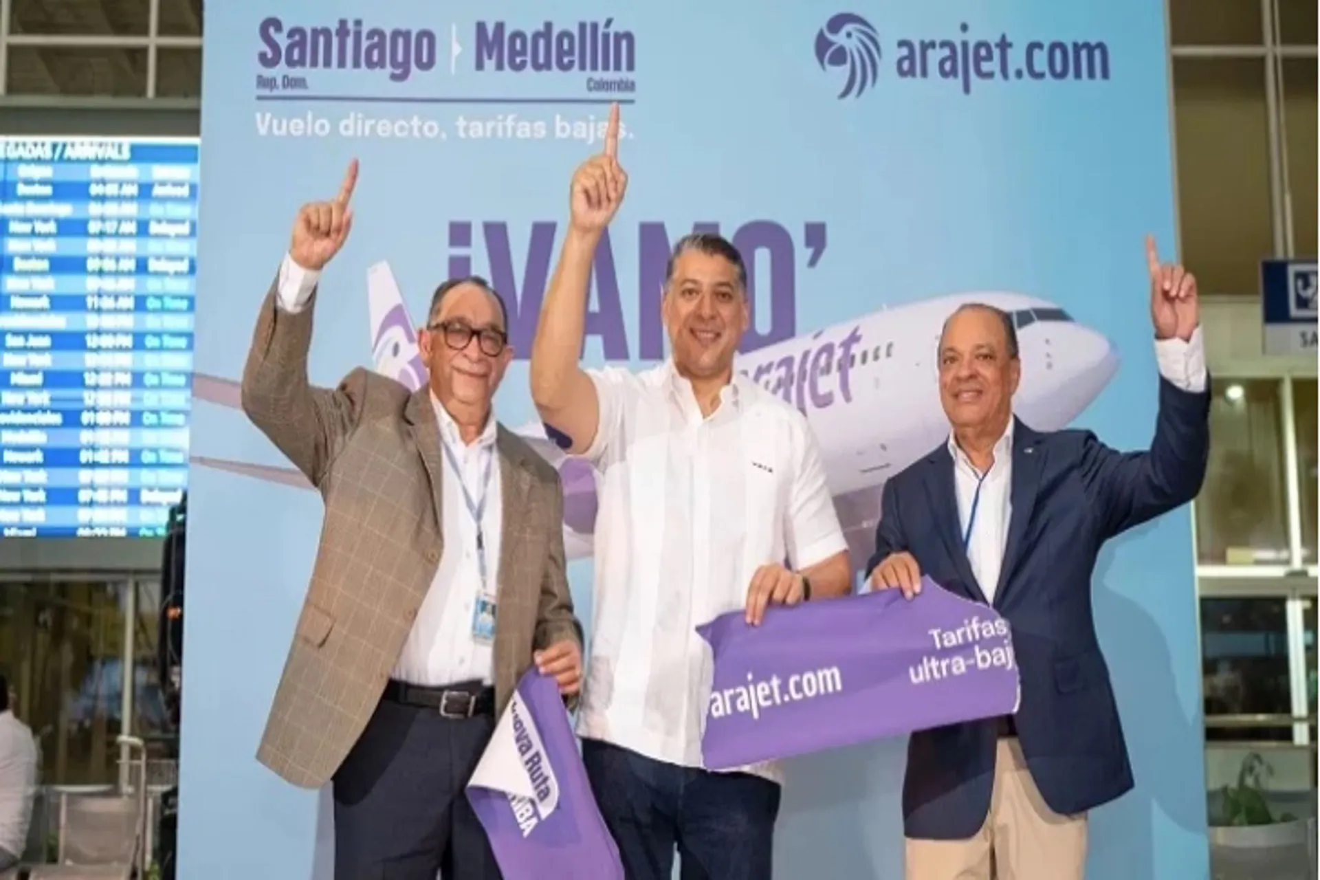 Arajet inauguro vuelos entre Santiago (Rep. Dom) y Medellín (CO)