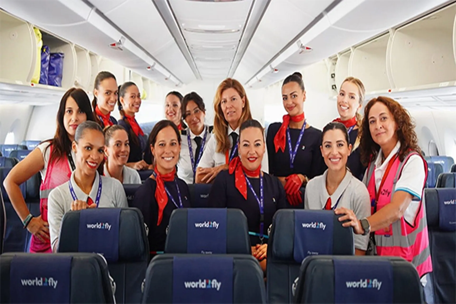 World2Fly realizo el primer vuelo con una tripulación 100% femenina 