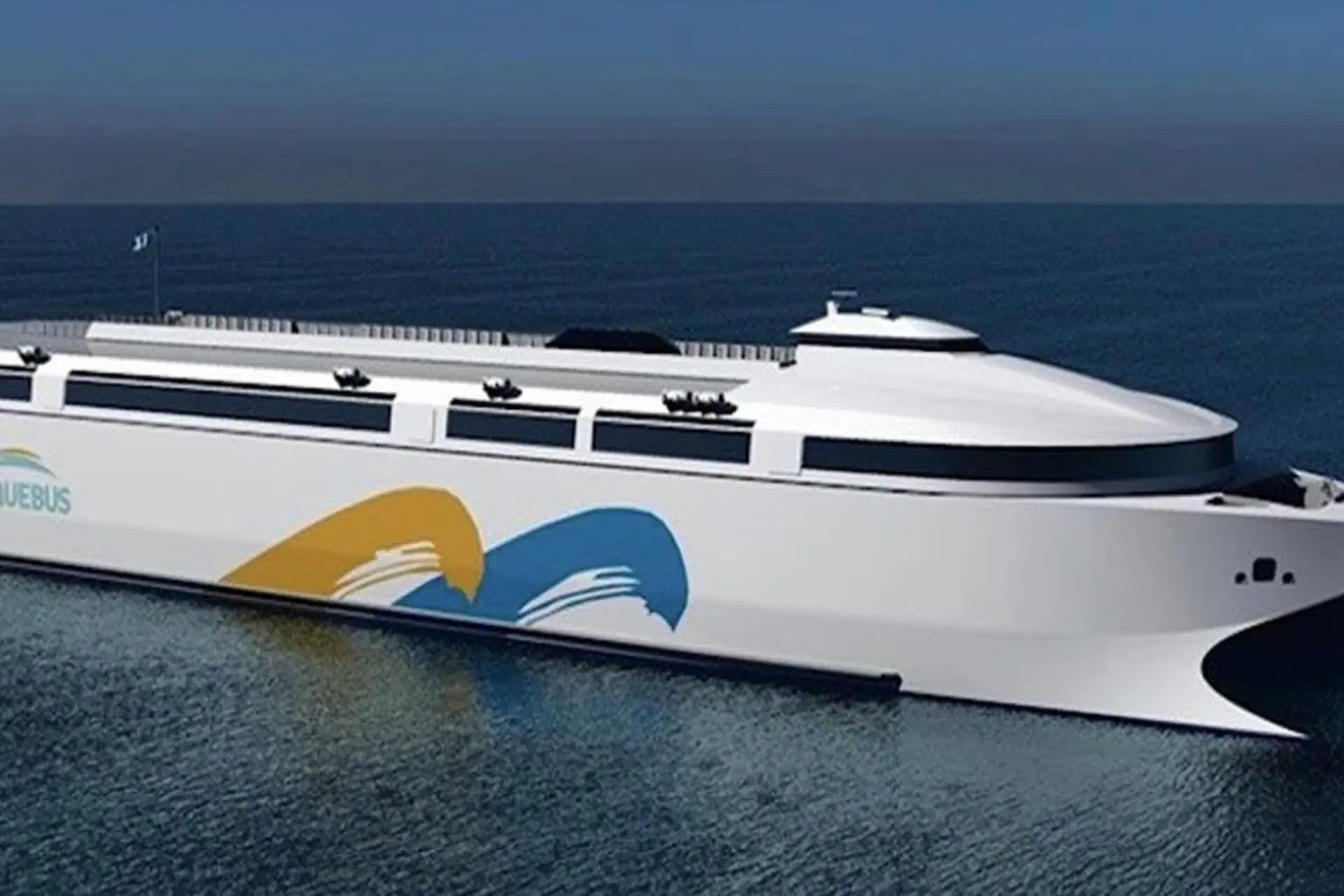 Buquebus presentó el barco eléctrico más grande del mundo