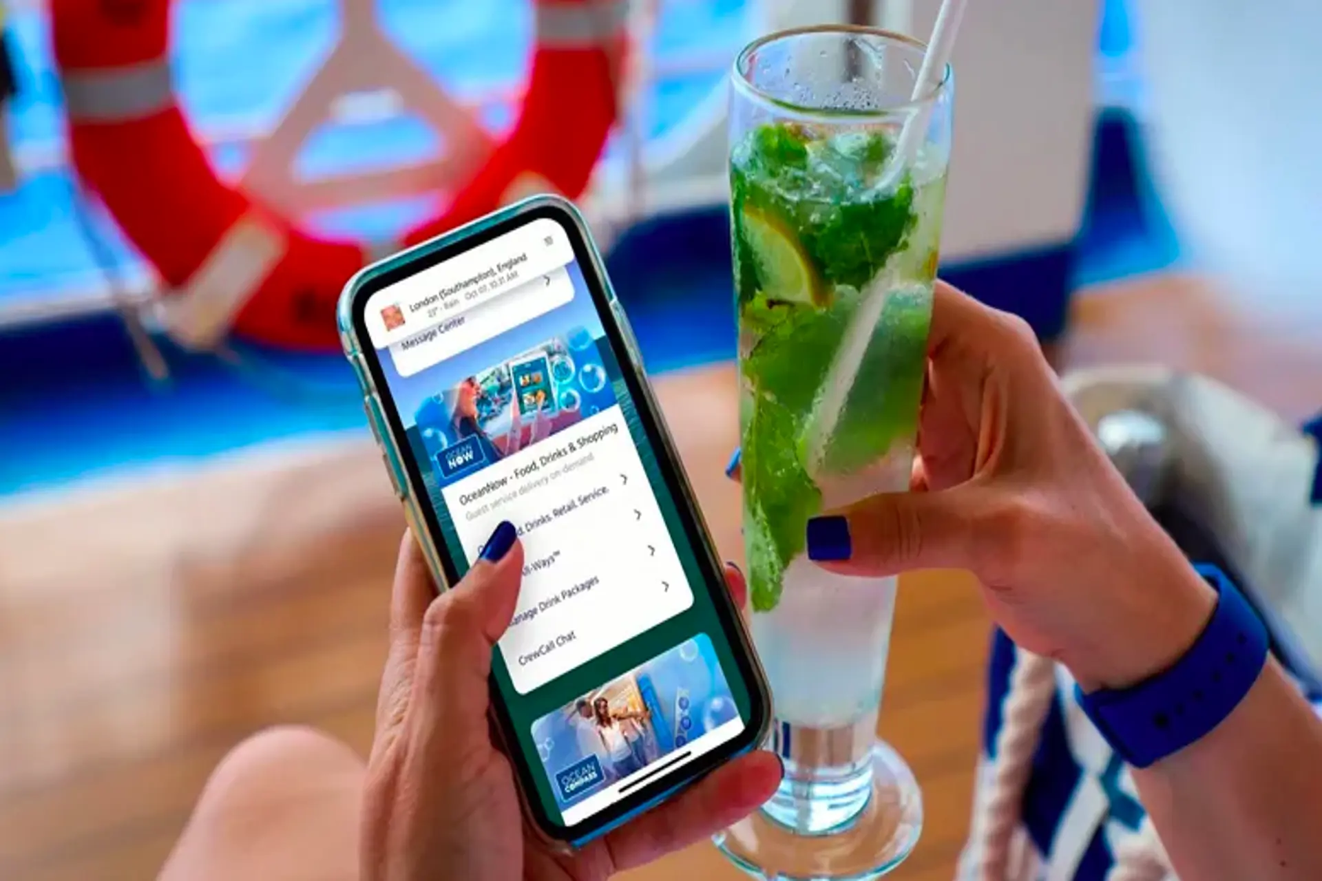 Princess Cruises lanzo una aplicación de a bordo nueva y mejorada