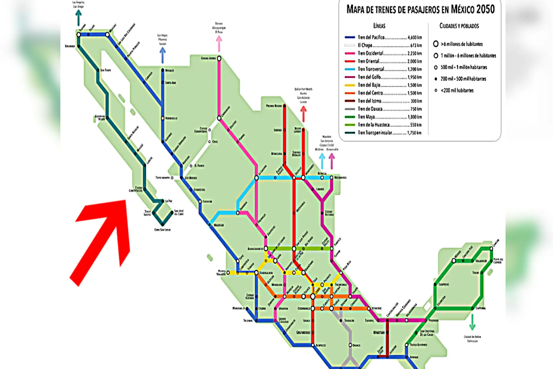 Después del Tren Maya México ya piensa en un tren para Baja California