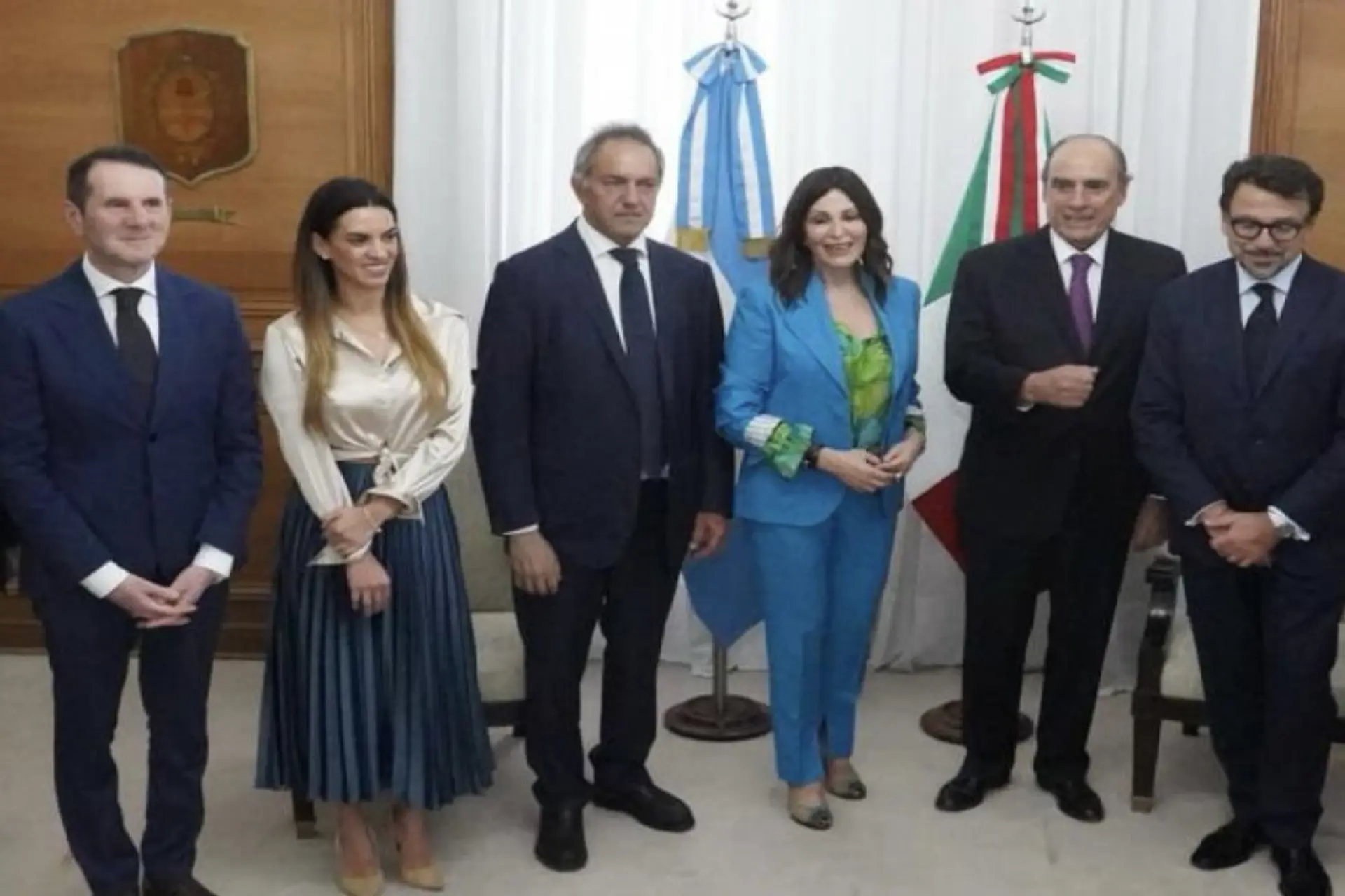 Scioli y Martínez recibieron a la Ministra de Turismo de Italia