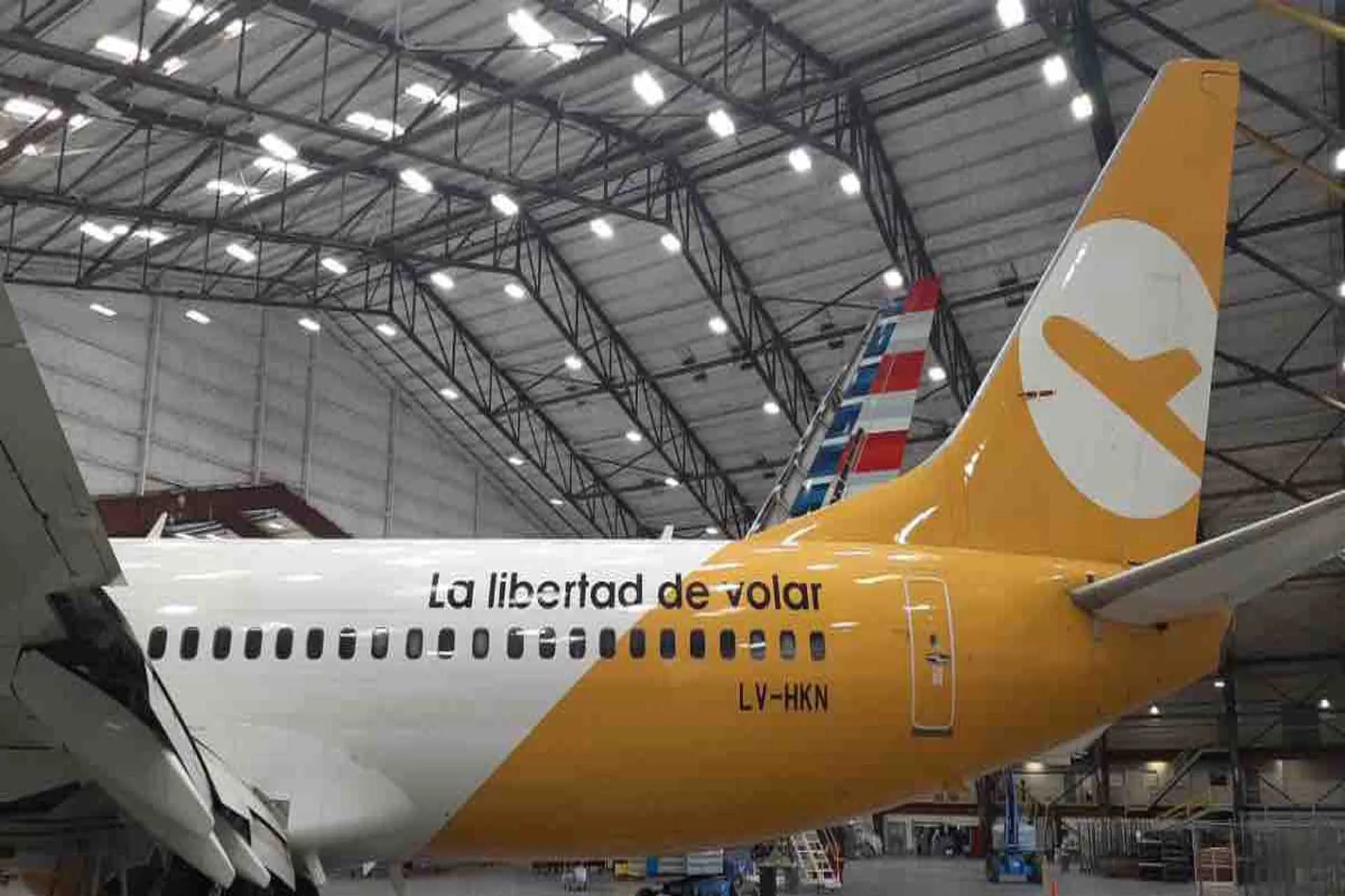 El segundo avión de Flybondi vuelve a la Argentina en Febrero