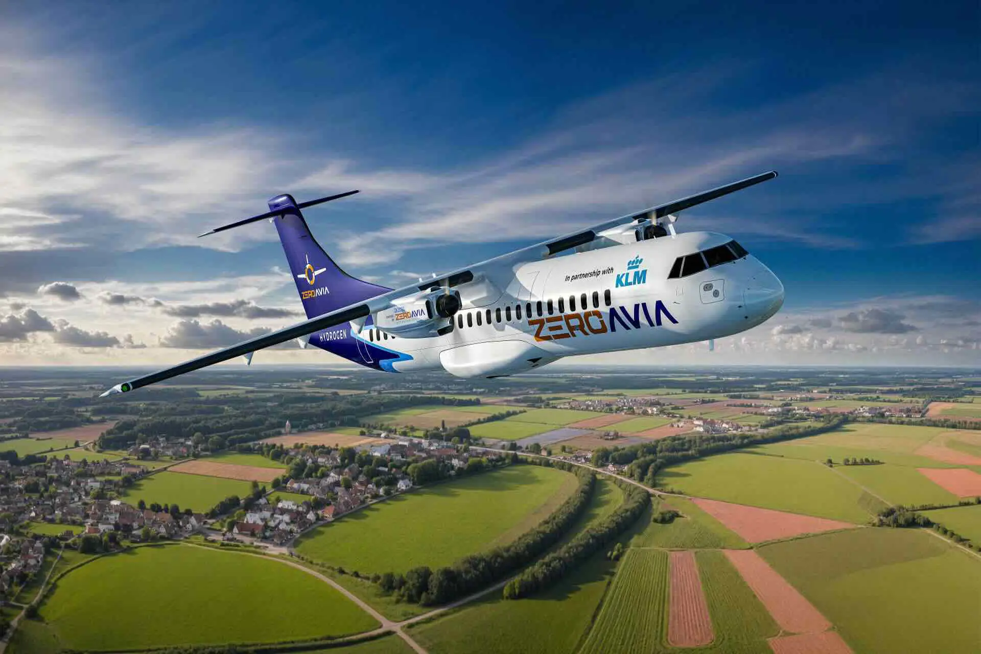 KLM y ZeroAvia planifican un vuelo de demostración de emisiones cero