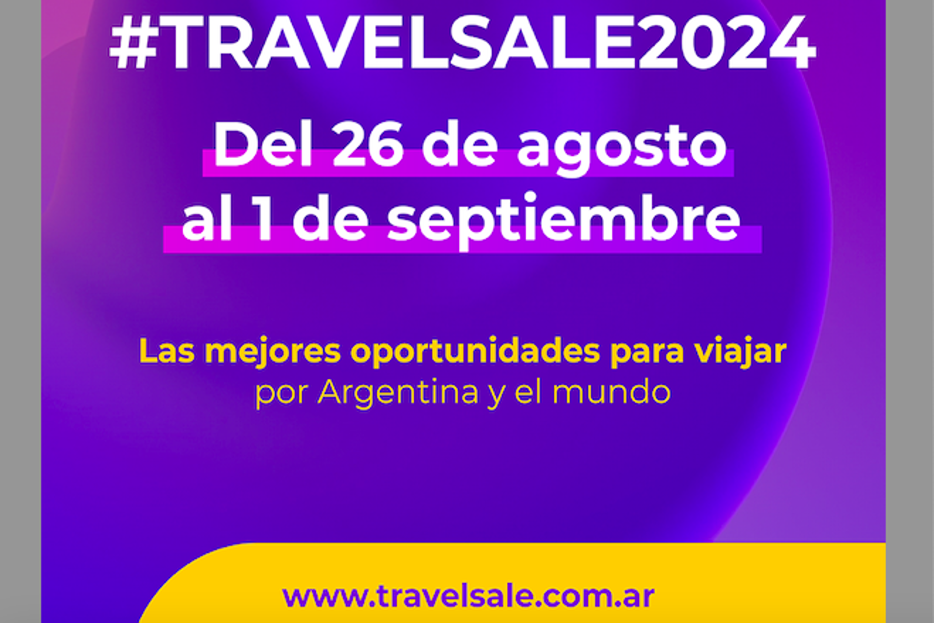 Argentina: falta cada vez menos para el Travel Sale 2024