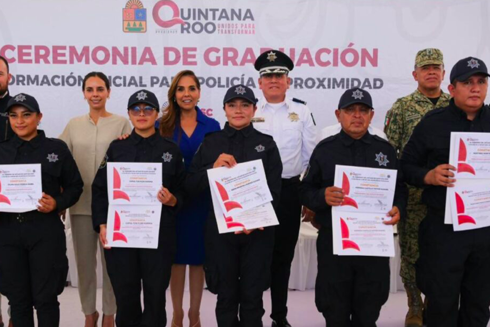 Quintana Roo forma nuevos policías y fortalece su seguridad 