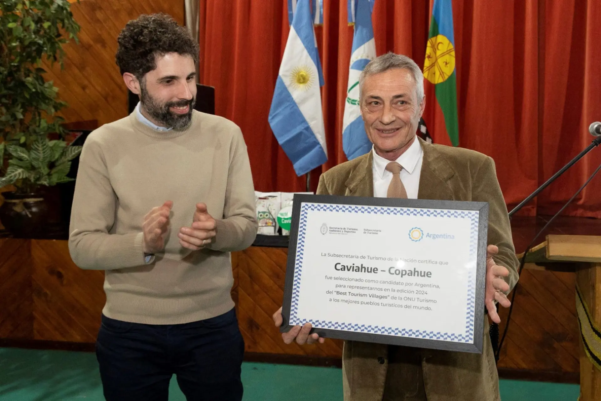 Caviahue-Copahue con certificado de finalista en Best Tourism Villages