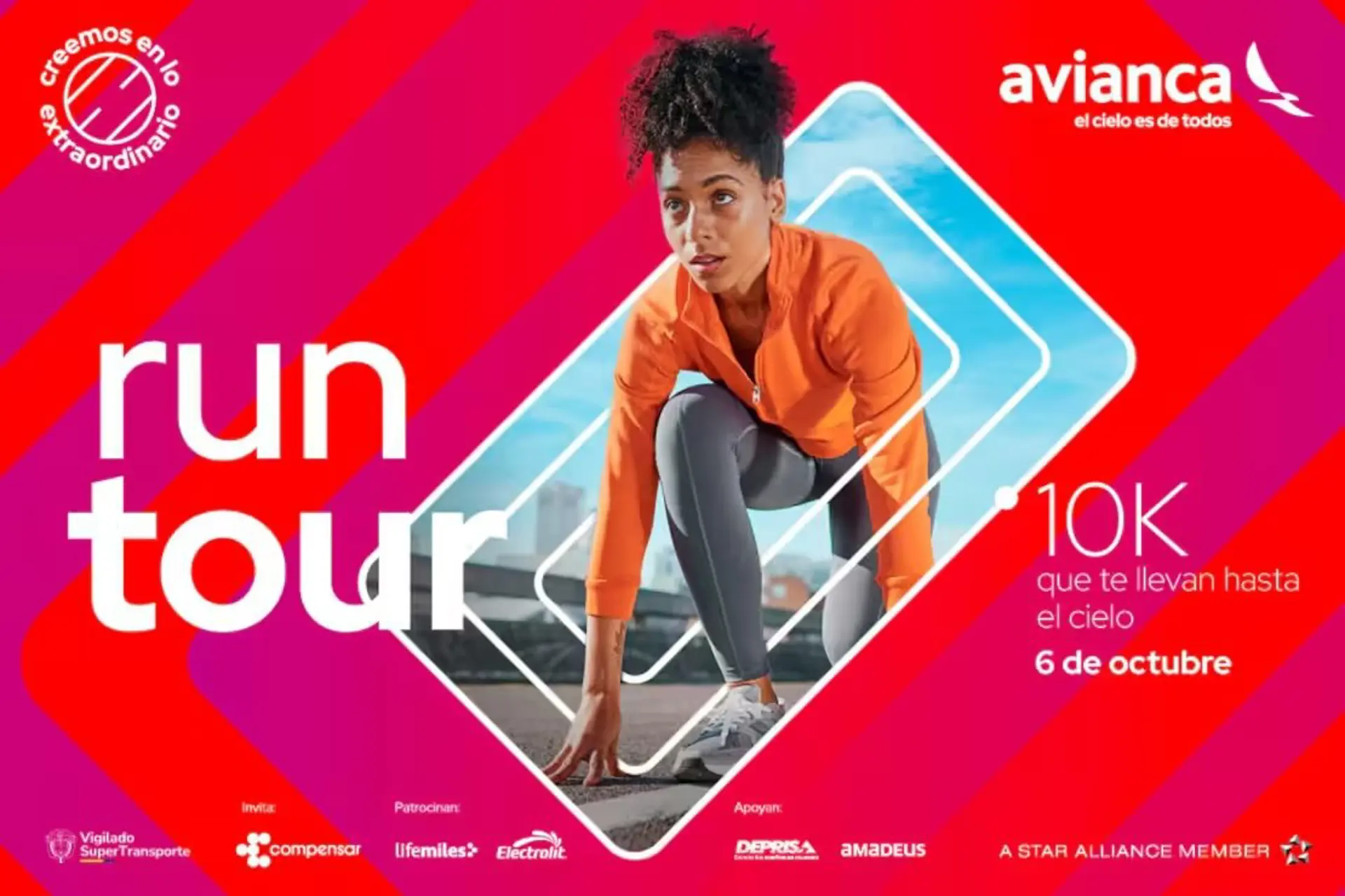 Más de 8.000 atletas corrieron el RunTour Avianca 2024