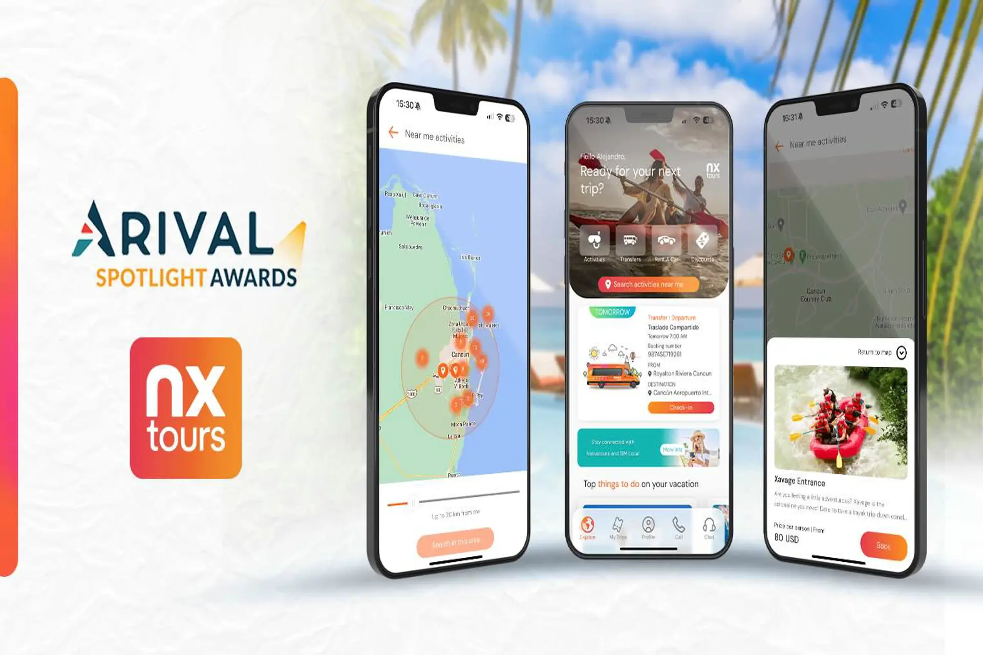 La premiada App de NexusTours introduce nuevas funcionalidades 