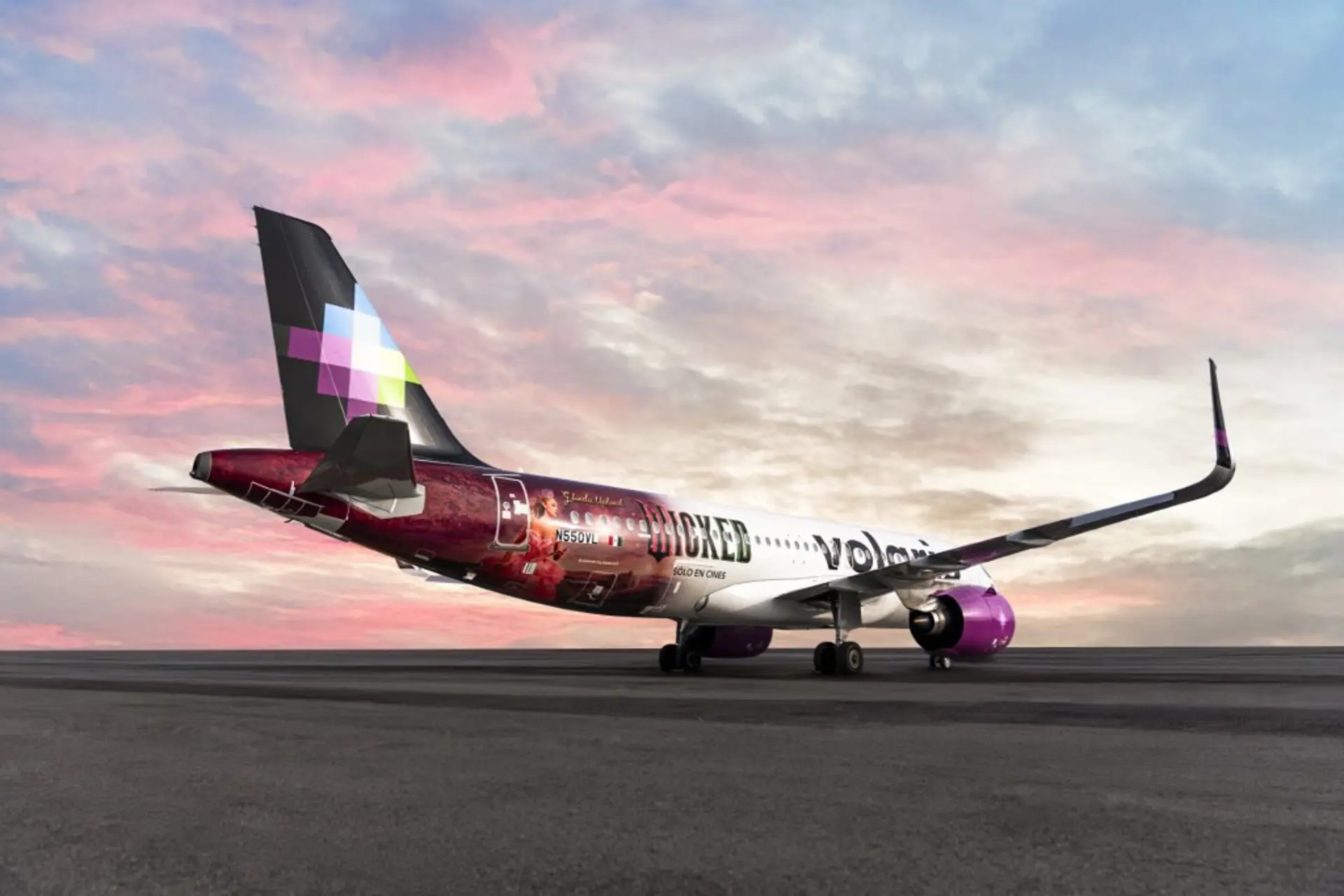 Volaris lleva la magia de Wicked a los cielos