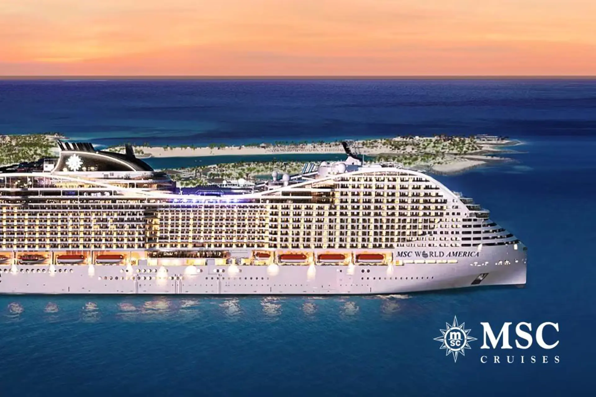 MSC Cruceros inaugurará en 2025 su buque insignia, MSC World America