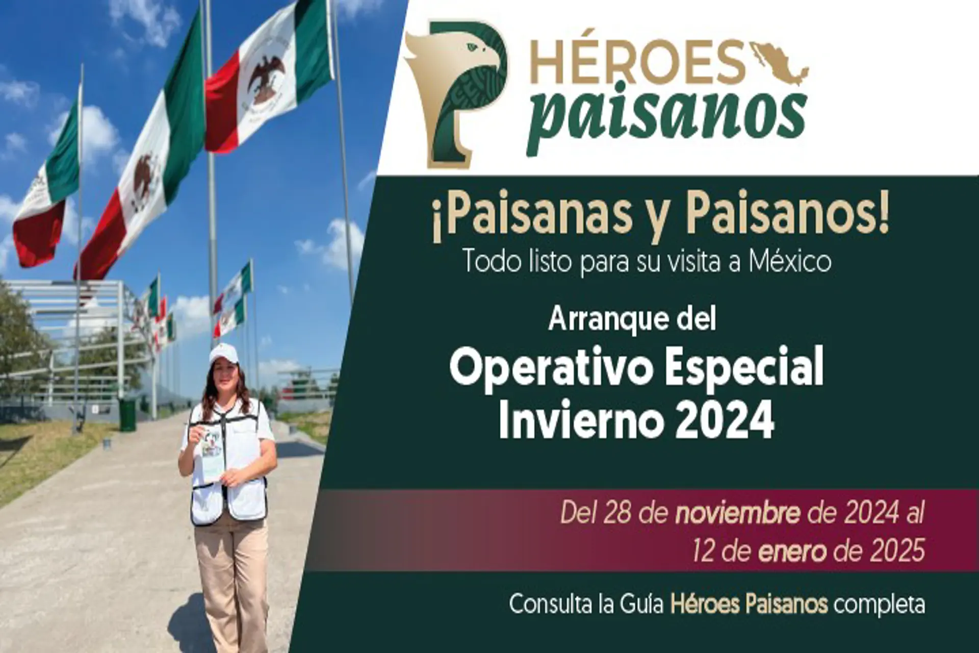 Sectur da la bienvenida a las heroínas y héroes paisanos a México