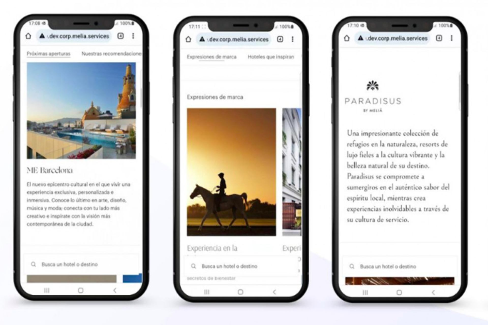 Meliá completa la renovación de sus canales de venta con una nueva App