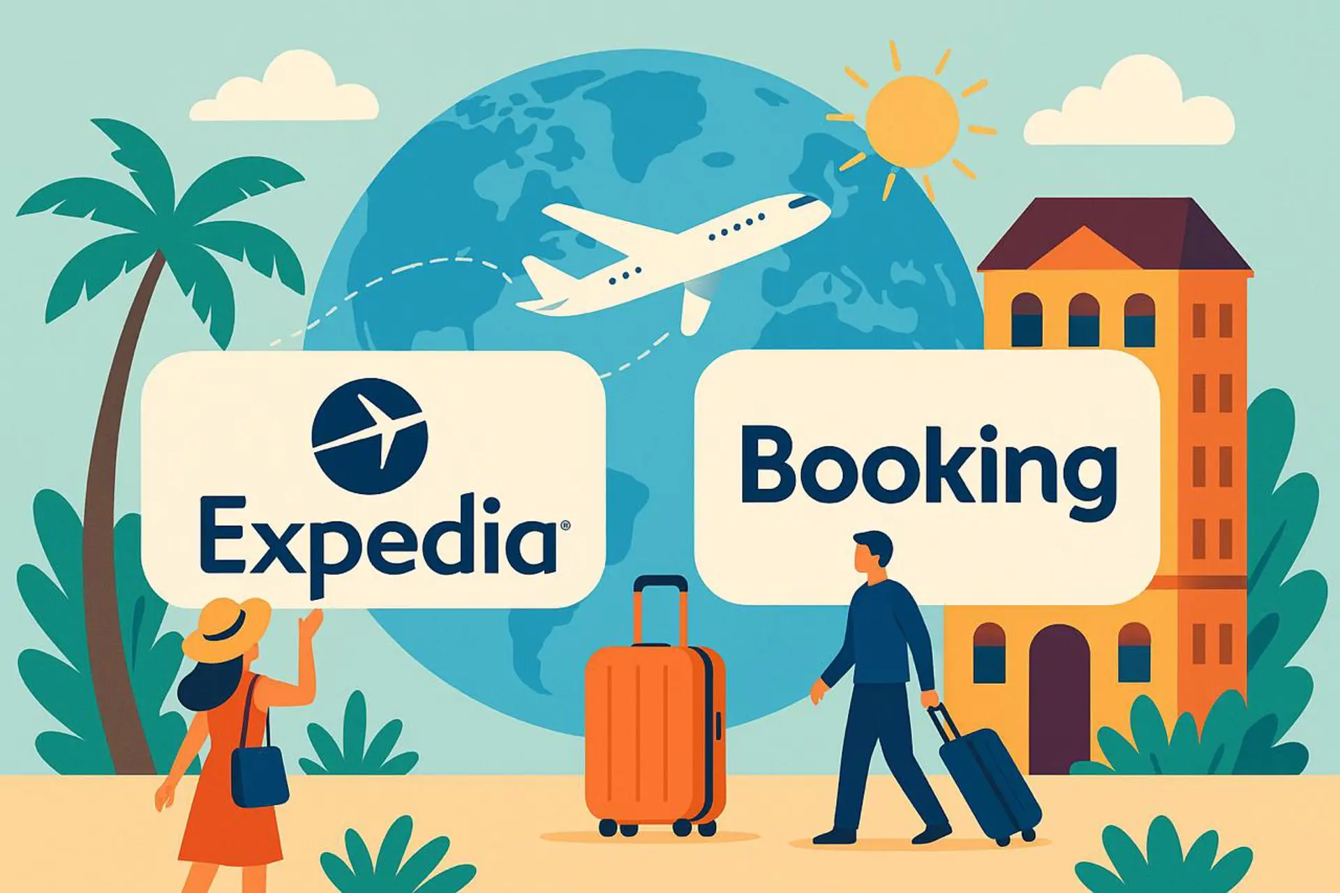 Booking y Expedia resisten la caída de los viajes internacionales Booking y Expedia resisten la caída de los viajes internacionales