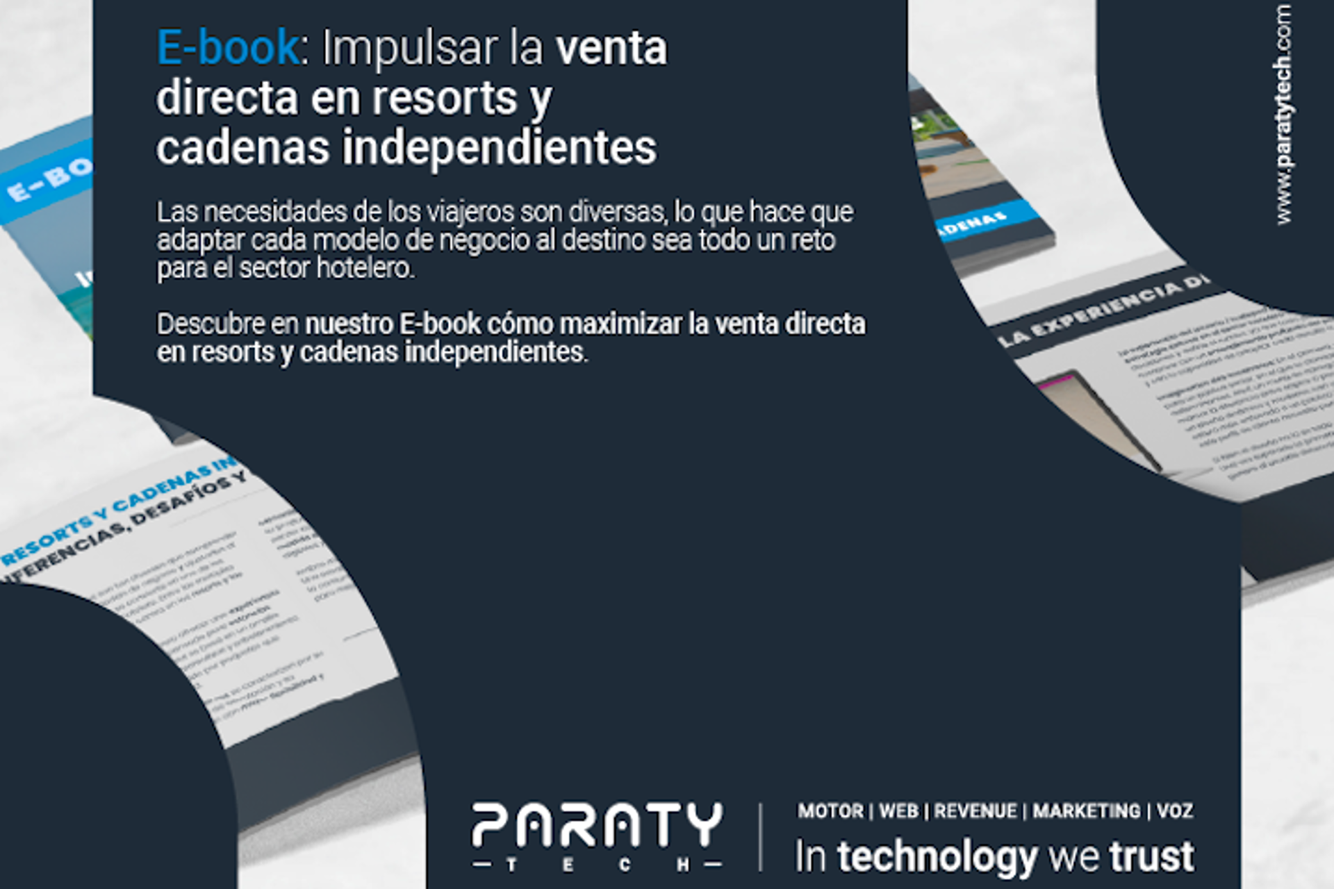 Paraty Tech lanza un E-Book para potenciar la venta directa de resorts y cadenas independientes Paraty Tech lanza un E-Book para potenciar la venta directa de resorts y cadenas independientes