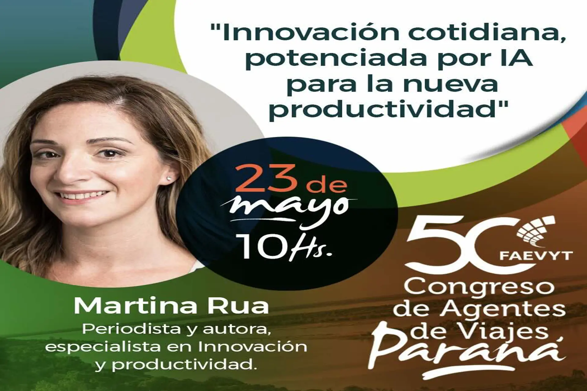 IA y Humanidad: Martina Rua en el Congreso FAEVYT