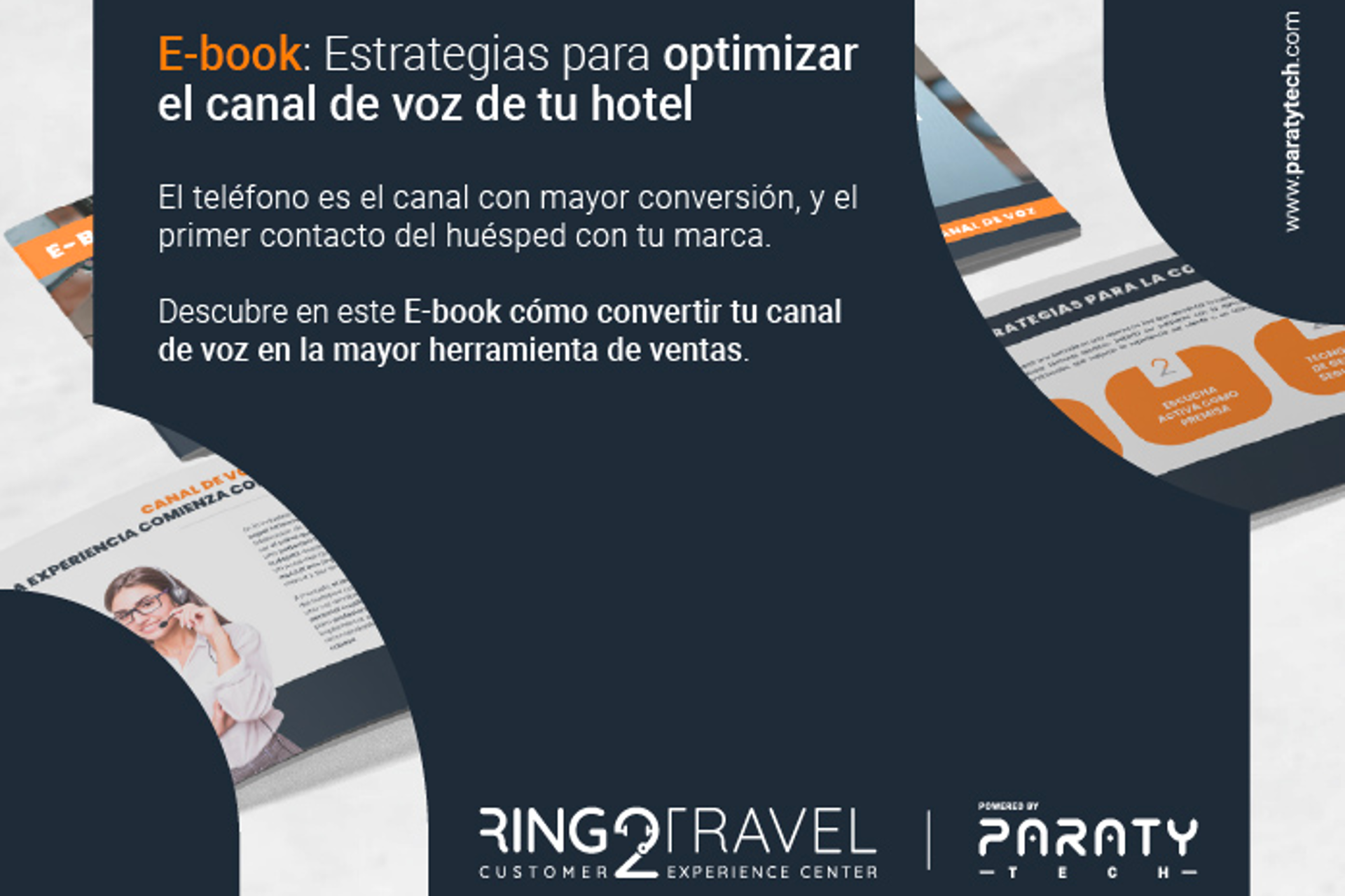 Paraty Tech y Ring2Travel ofrecen un completo e-book con estrategias para optimizar el canal de voz de tu hotel