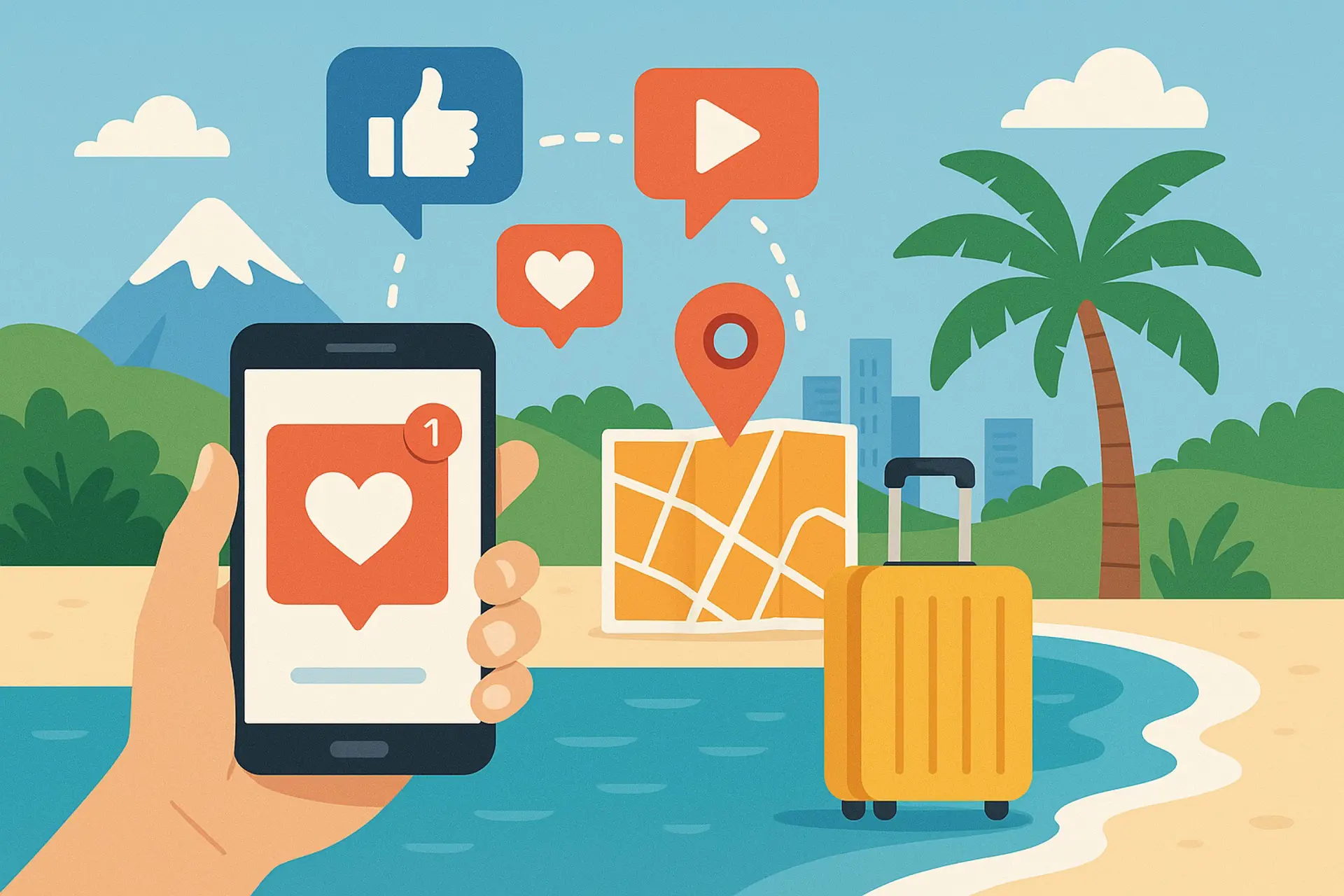 De inspiración a clic. Redes sociales redefinen el marketing turístico