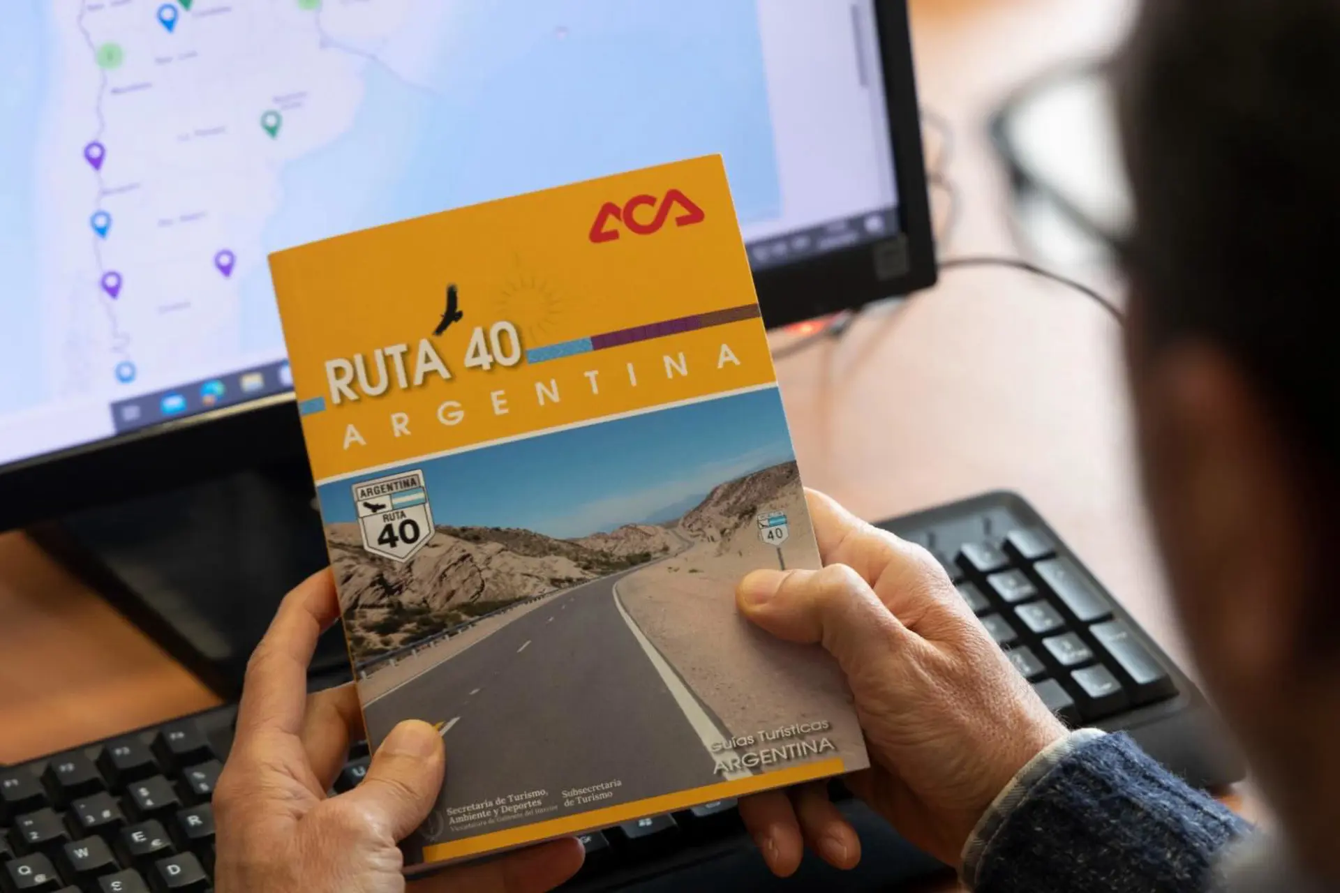 La guía turística de la Ruta 40 ya está en los ACA de todo el país