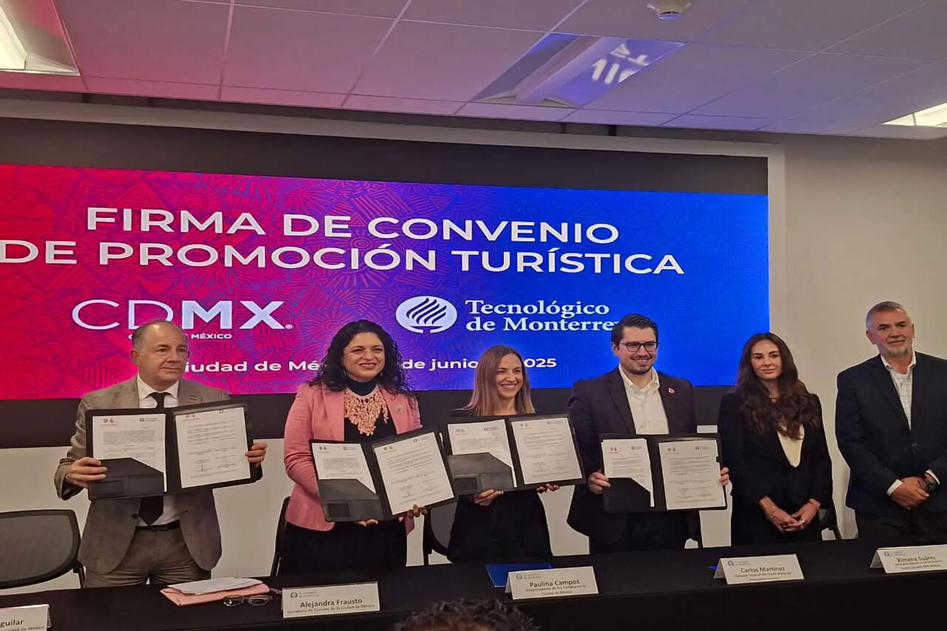 Allianza de CDMX por la promoción turística con el Tech de Monterrey Allianza de CDMX por la promoción turística con el Tech de Monterrey