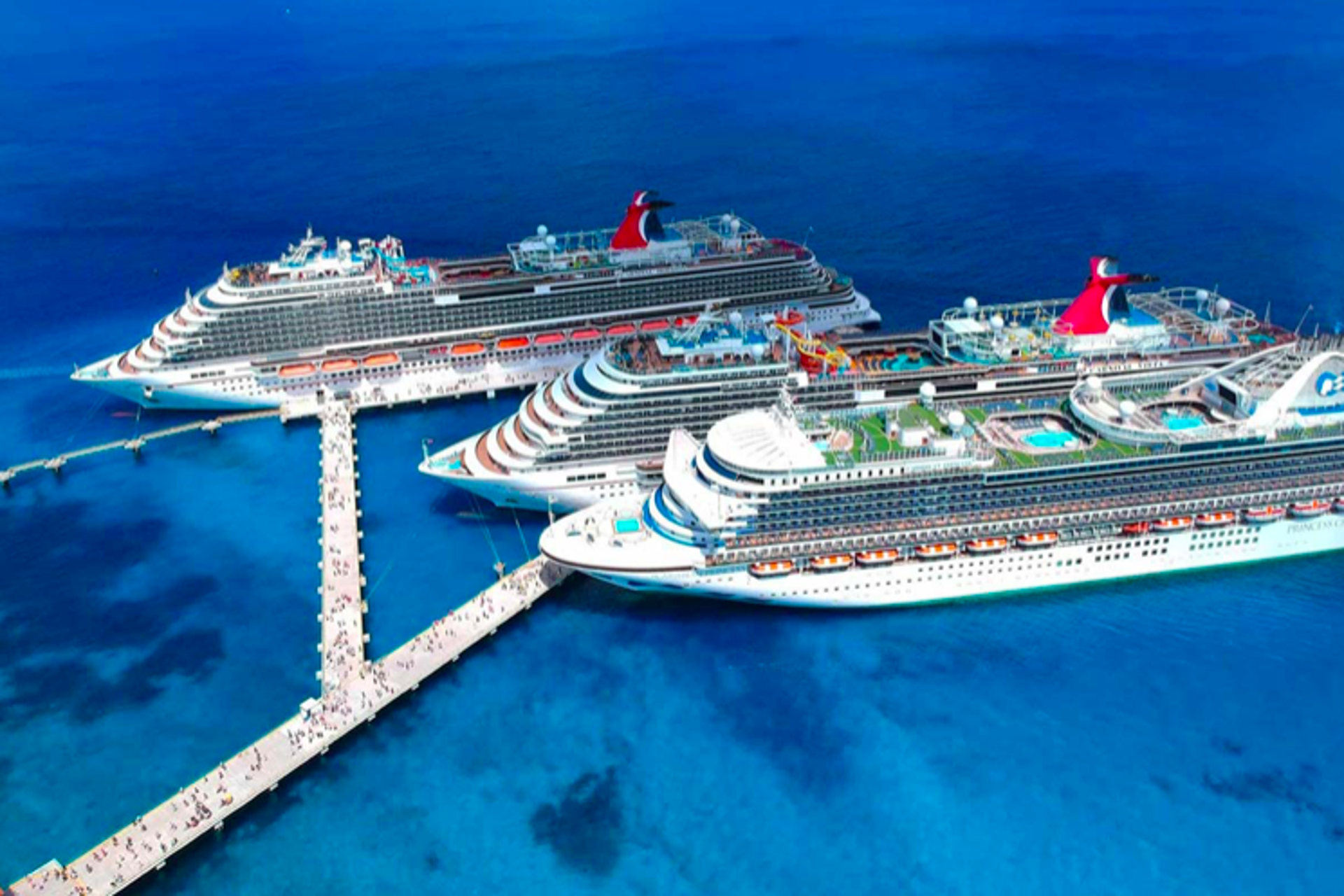 México recibe 5.6 millones de cruceristas en el 1er semestre del año