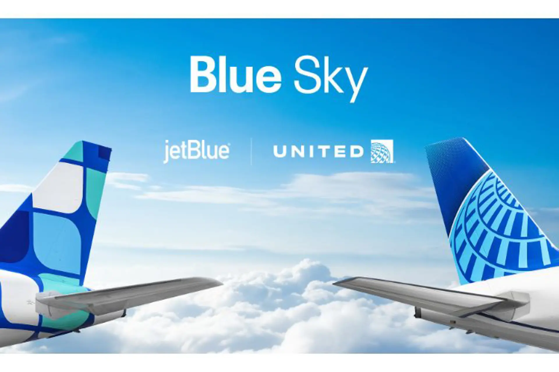 JetBlue y United reciben luz verde para su alianza "Blue Sky" JetBlue y United reciben luz verde para su alianza "Blue Sky"