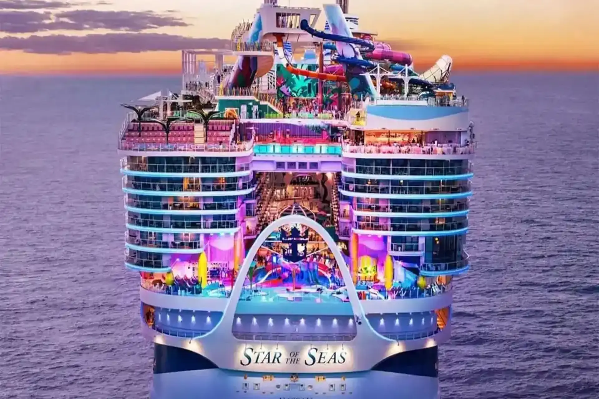 Comenzó a navegar Star of the Seas, el nuevo ícono de Royal Caribbean