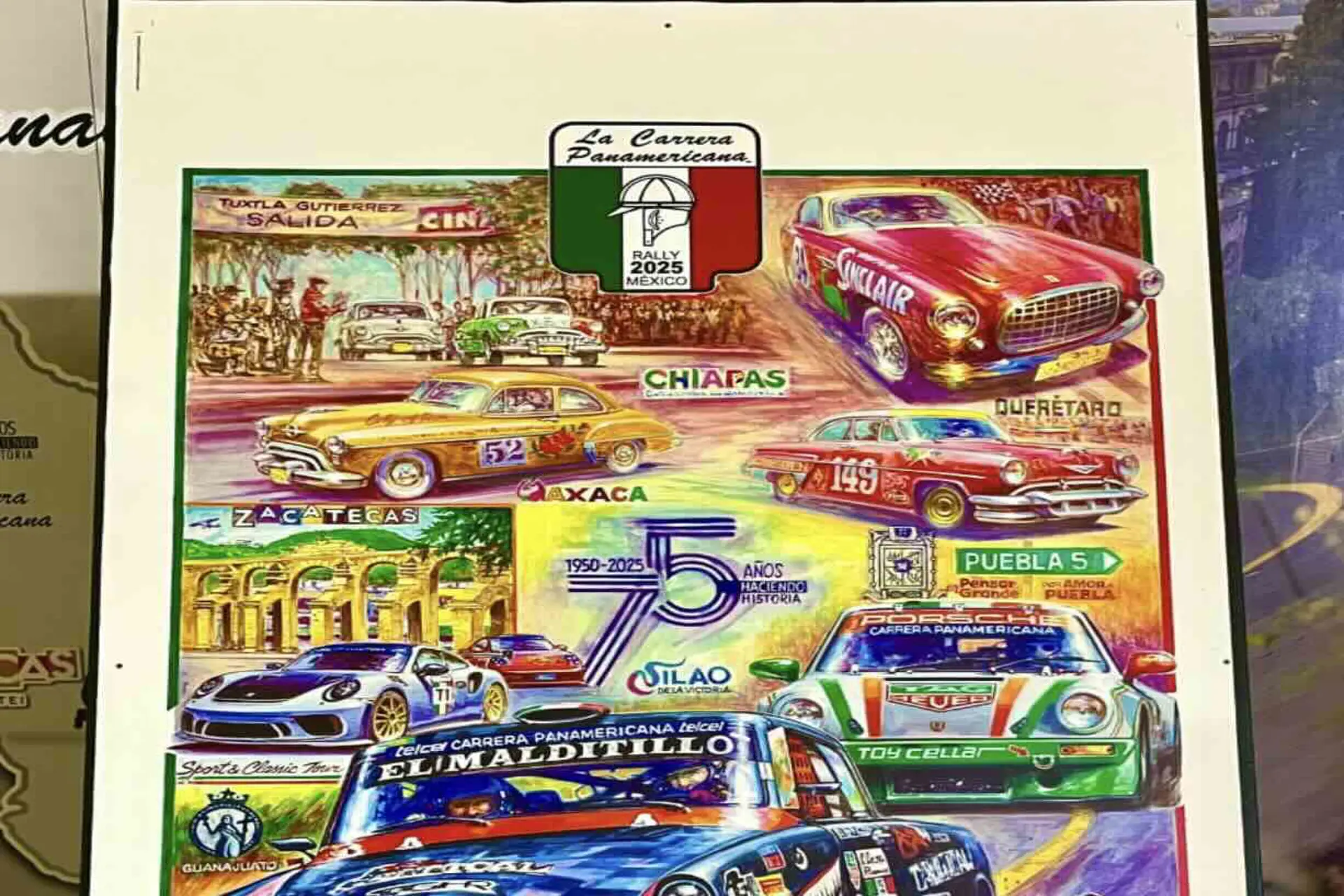 La Carrera Panamericana cumple 75 años  en México
