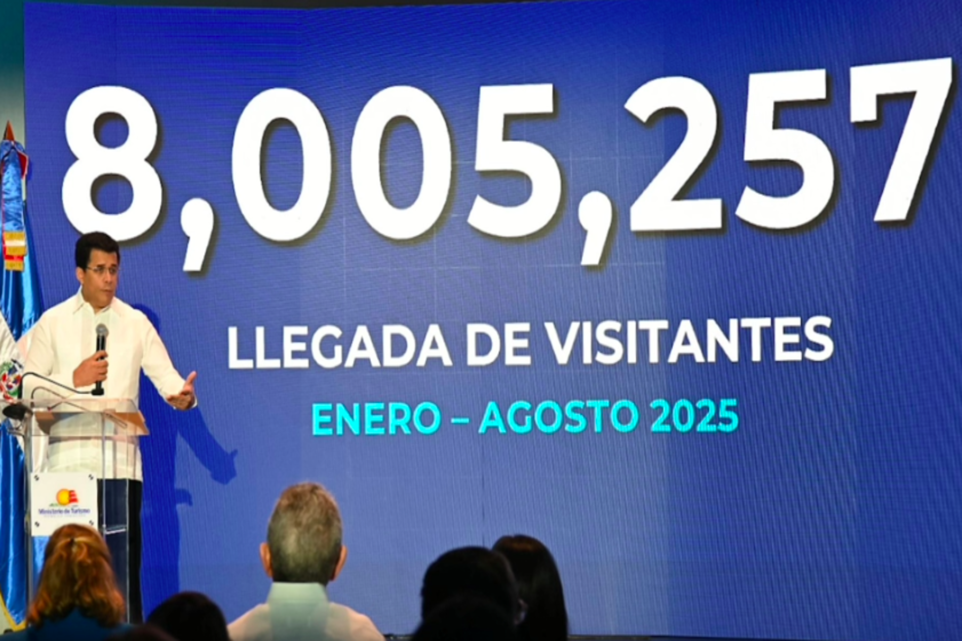 Rep. Dominicana recibe más de 8 millones de visitantes hasta Agosto Rep. Dominicana recibe más de 8 millones de visitantes hasta Agosto