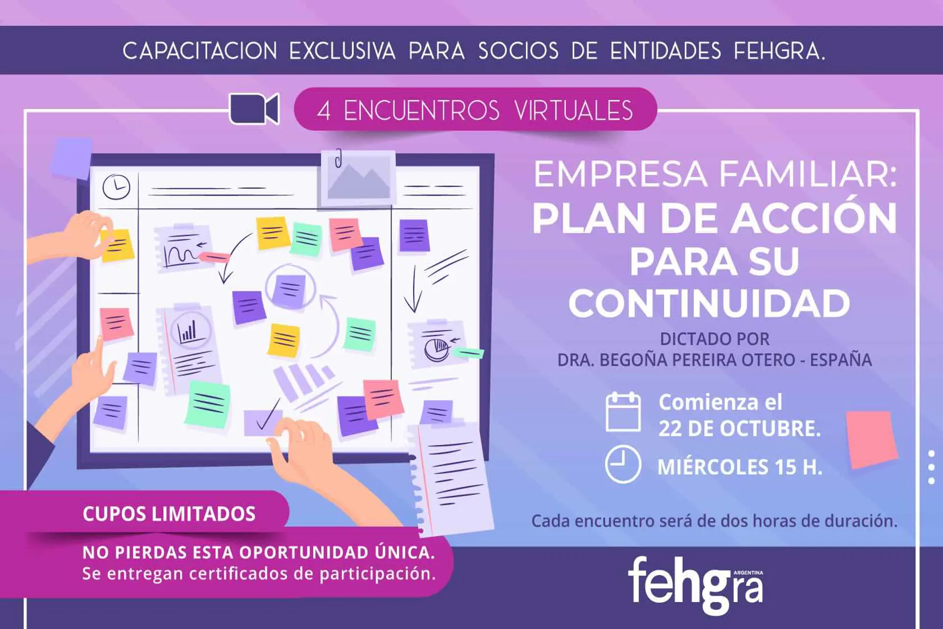 FEHGRA lanza una capacitación para fortalecer la Empresa Familiar