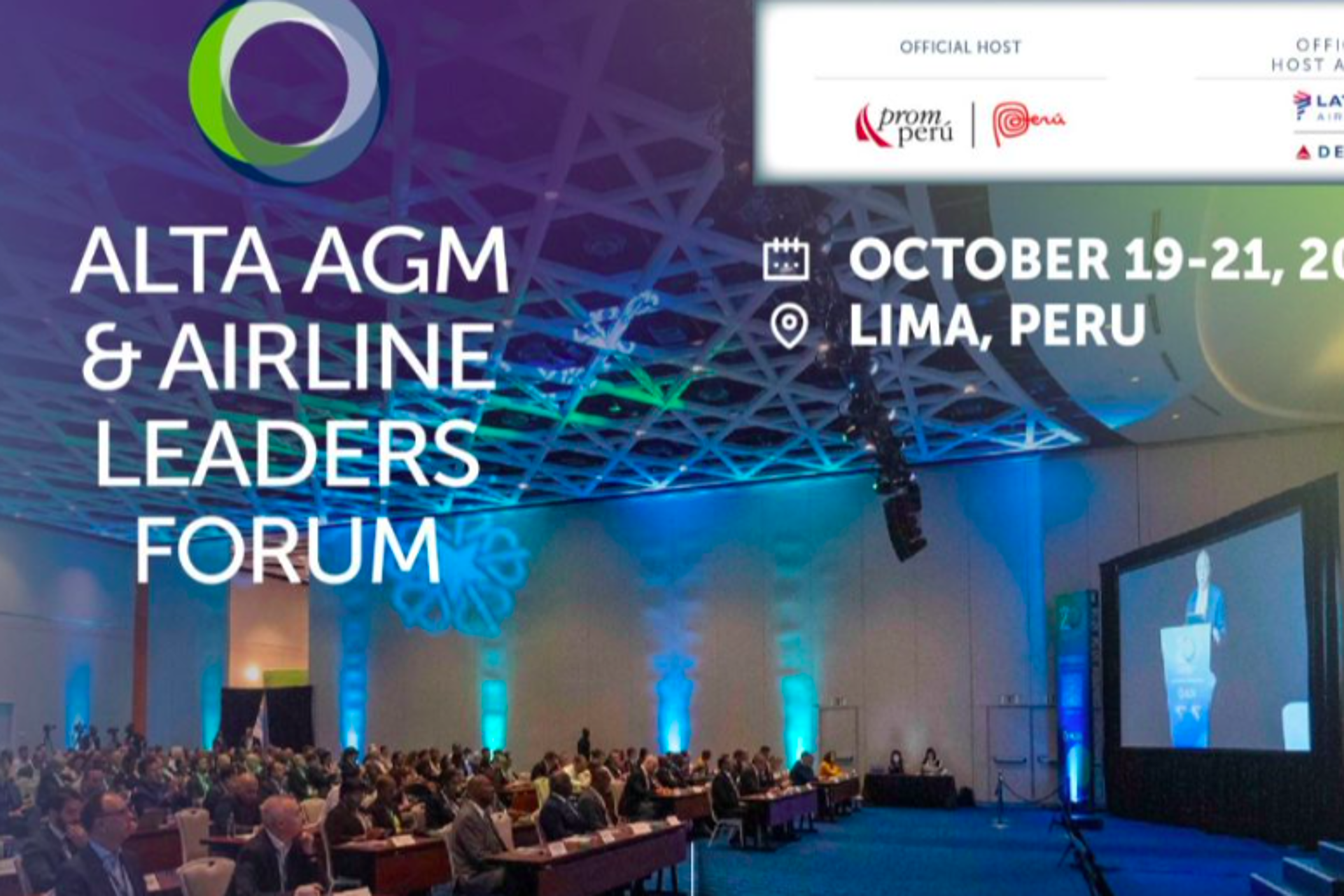 Lima lista para acoger el ALTA AGM & Airline Leaders Forum 2025 Lima lista para acoger el ALTA AGM & Airline Leaders Forum 2025