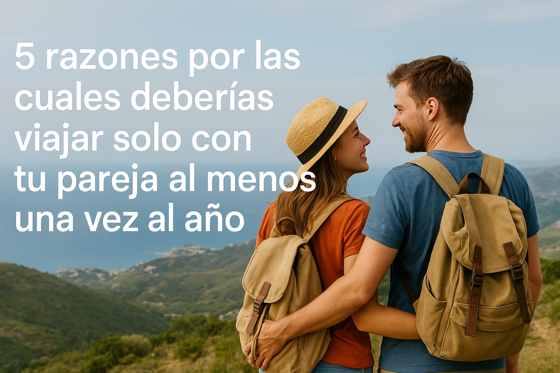 5 razones para viajar solos con tu pareja una vez al año