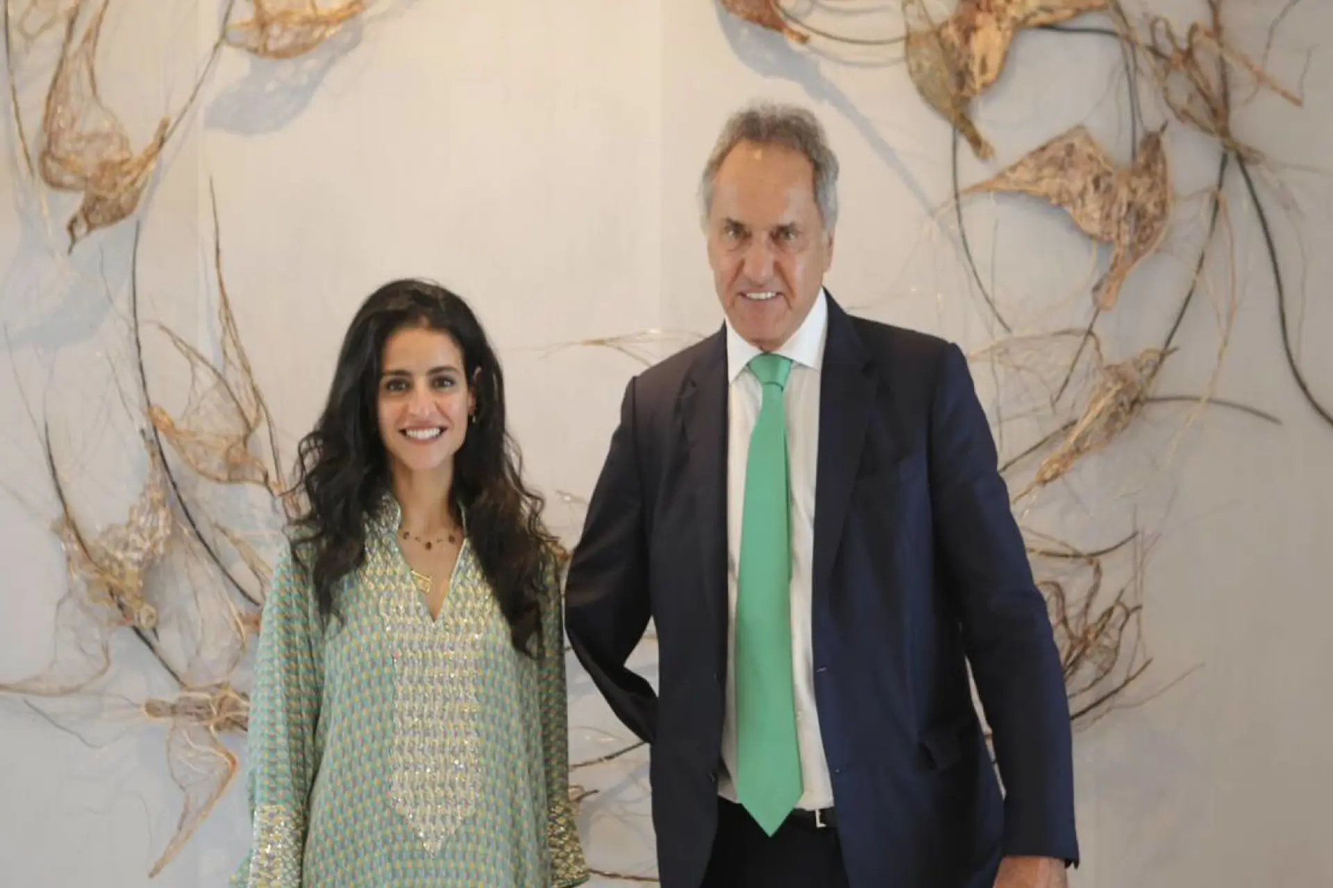 Scioli se reunió en Dubái con la secretaria general de ONU Turismo