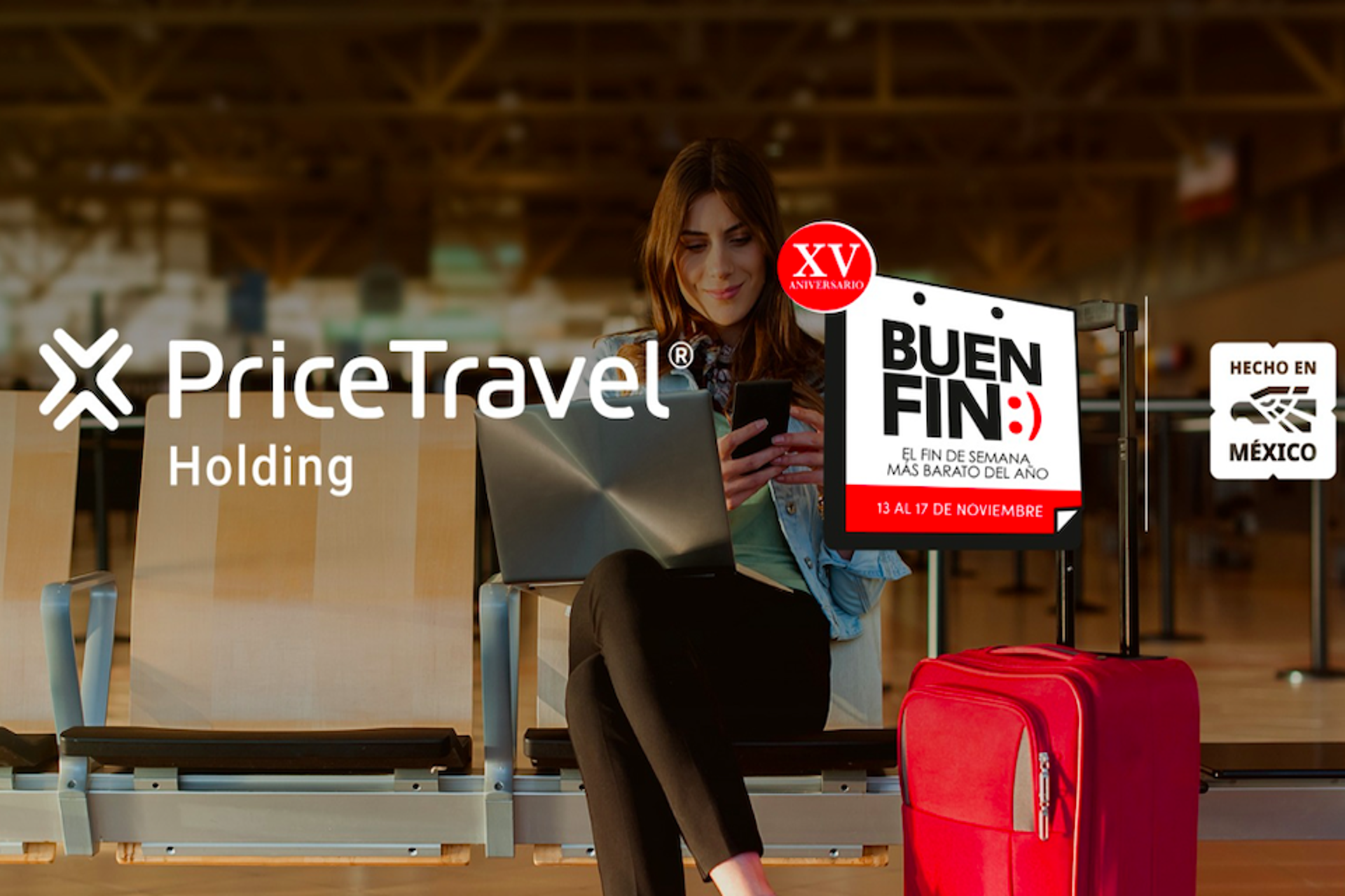 PriceTravel Holding en "El Buen Fin' con descuentos de hasta 73%