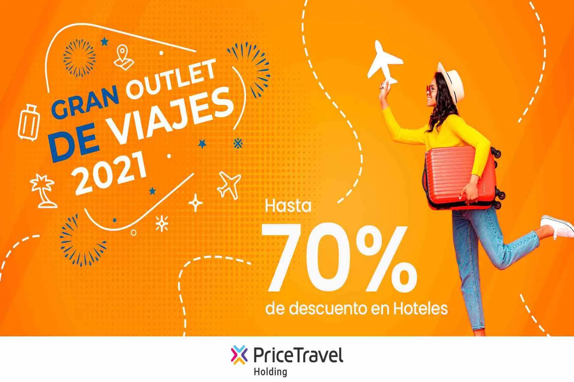 PriceTravel ofrece descuentos de hasta 70% en el Outlet de Viajes