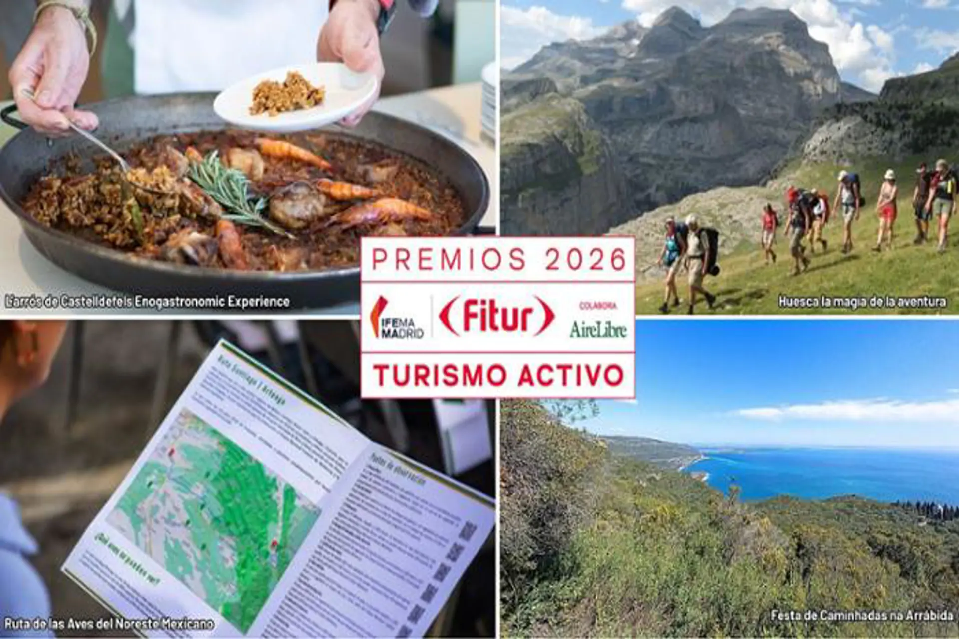 Premios FITUR al Turismo Activo: anuncian las 4 iniciativas ganadoras