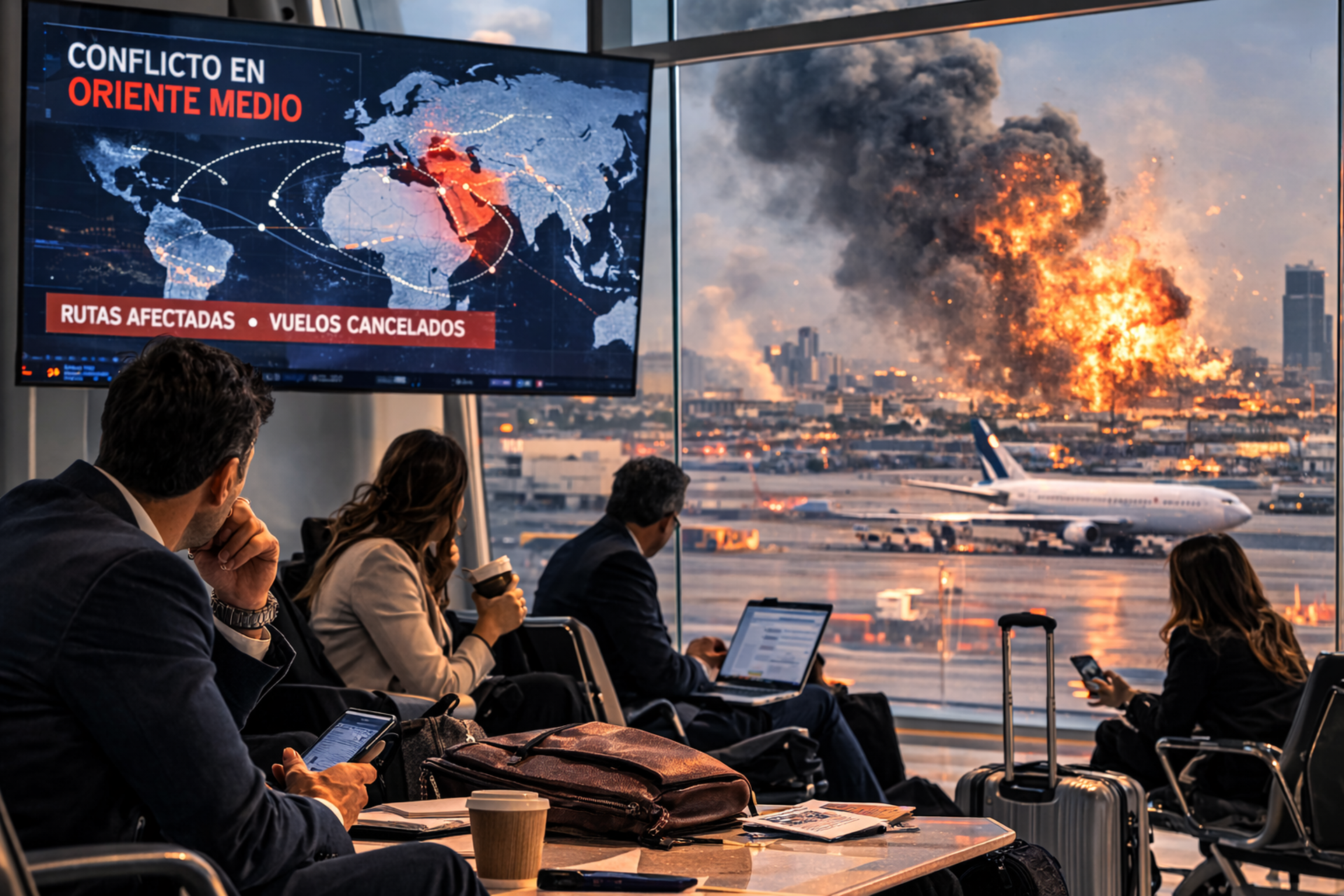 El conflicto que amenaza el corazón del business travel global