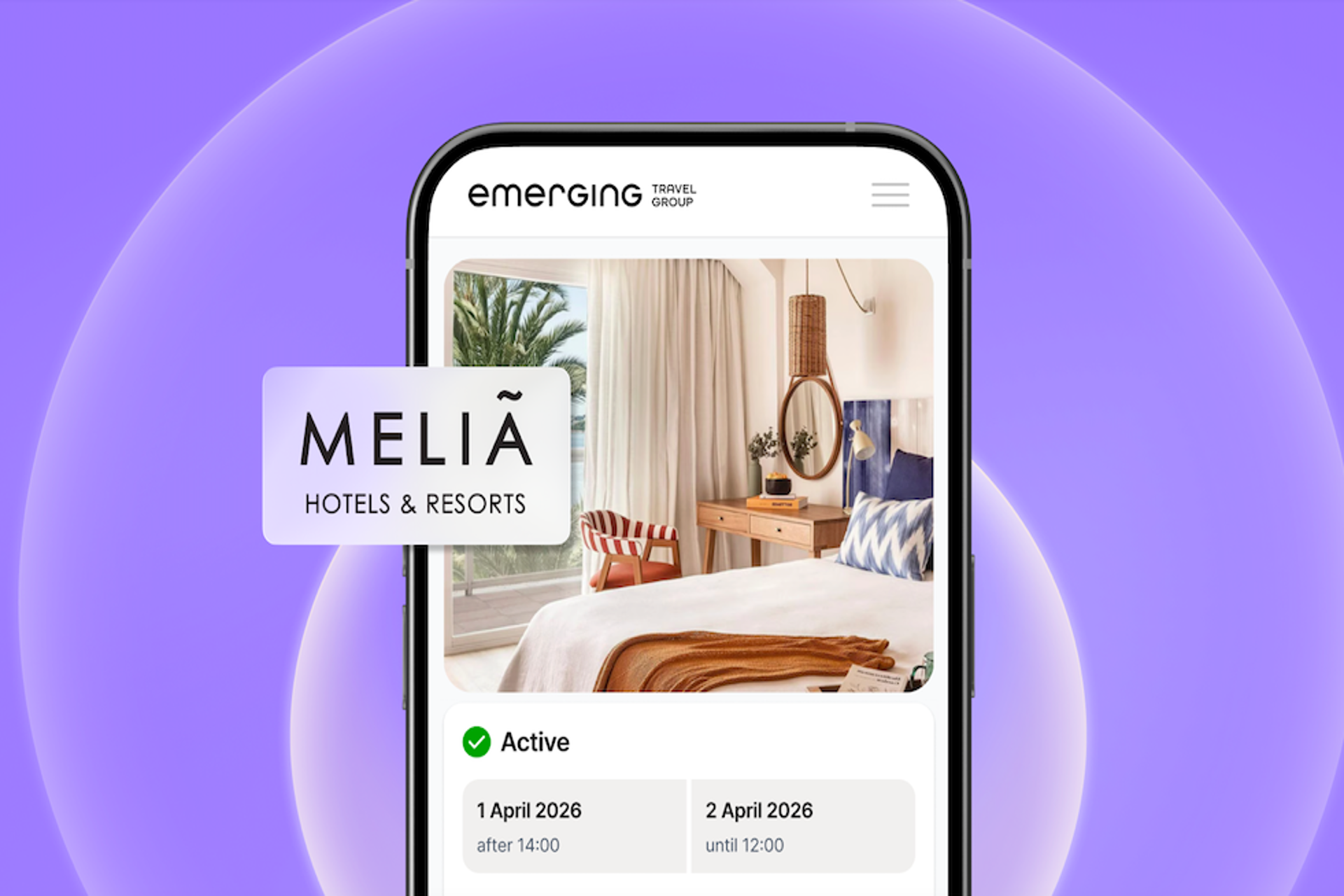 Emerging Travel Group suma a Melia Hotels y fortalece su oferta global