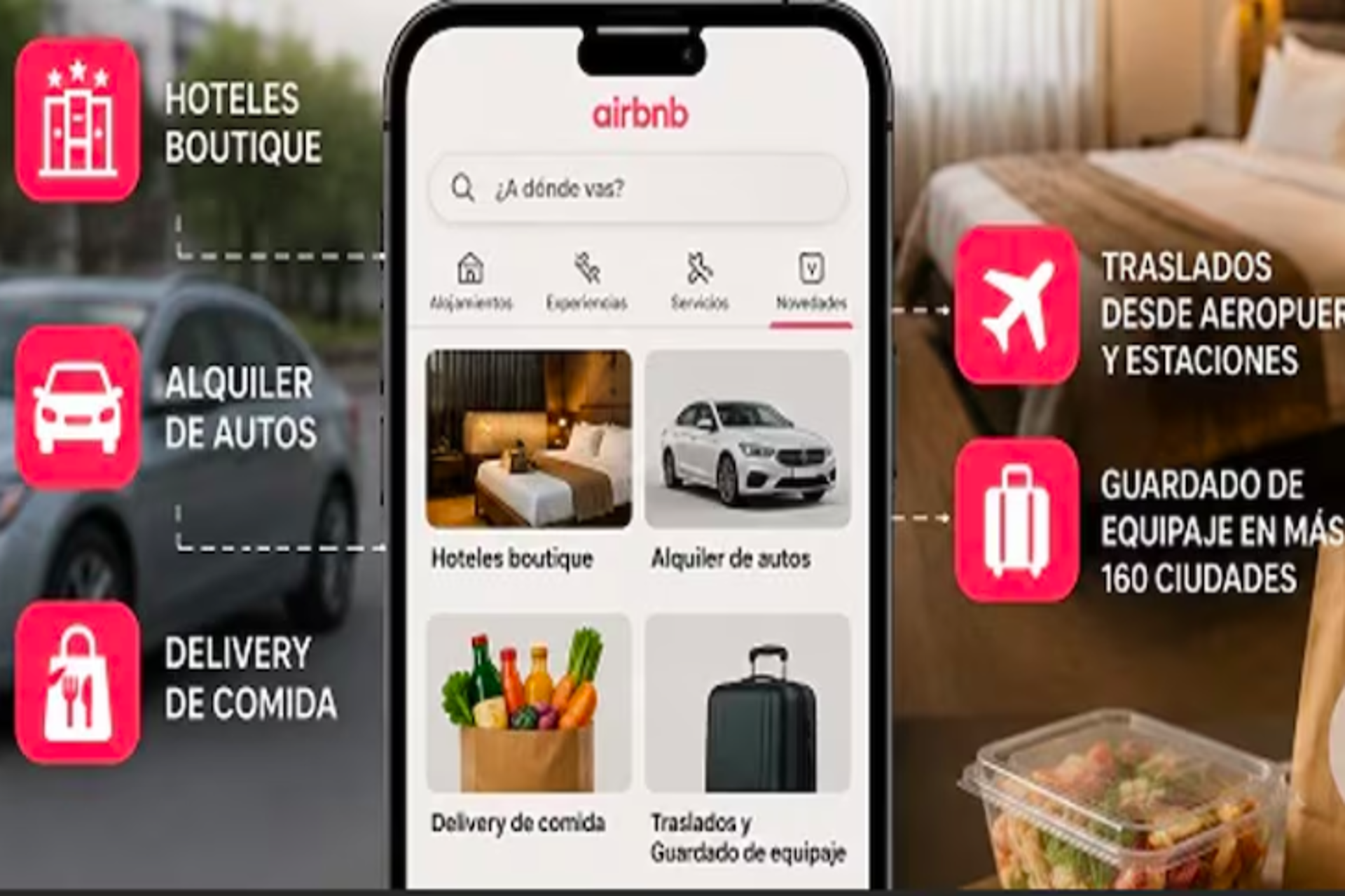 Airbnb amplía su app y entra en el negocio de las OTAs tradicionales