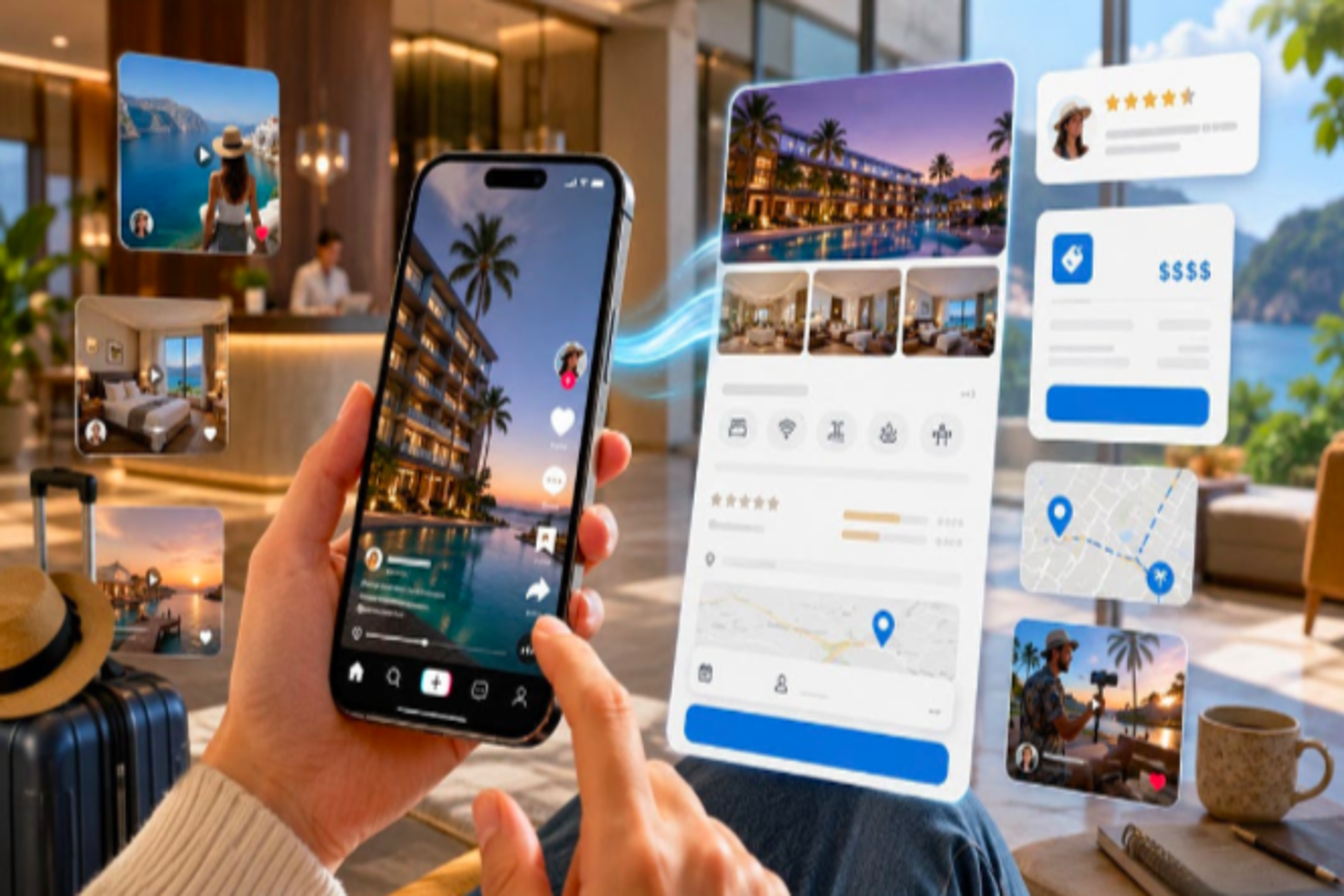 Que cambia en la distribución la reserva de hoteles en TikTok?