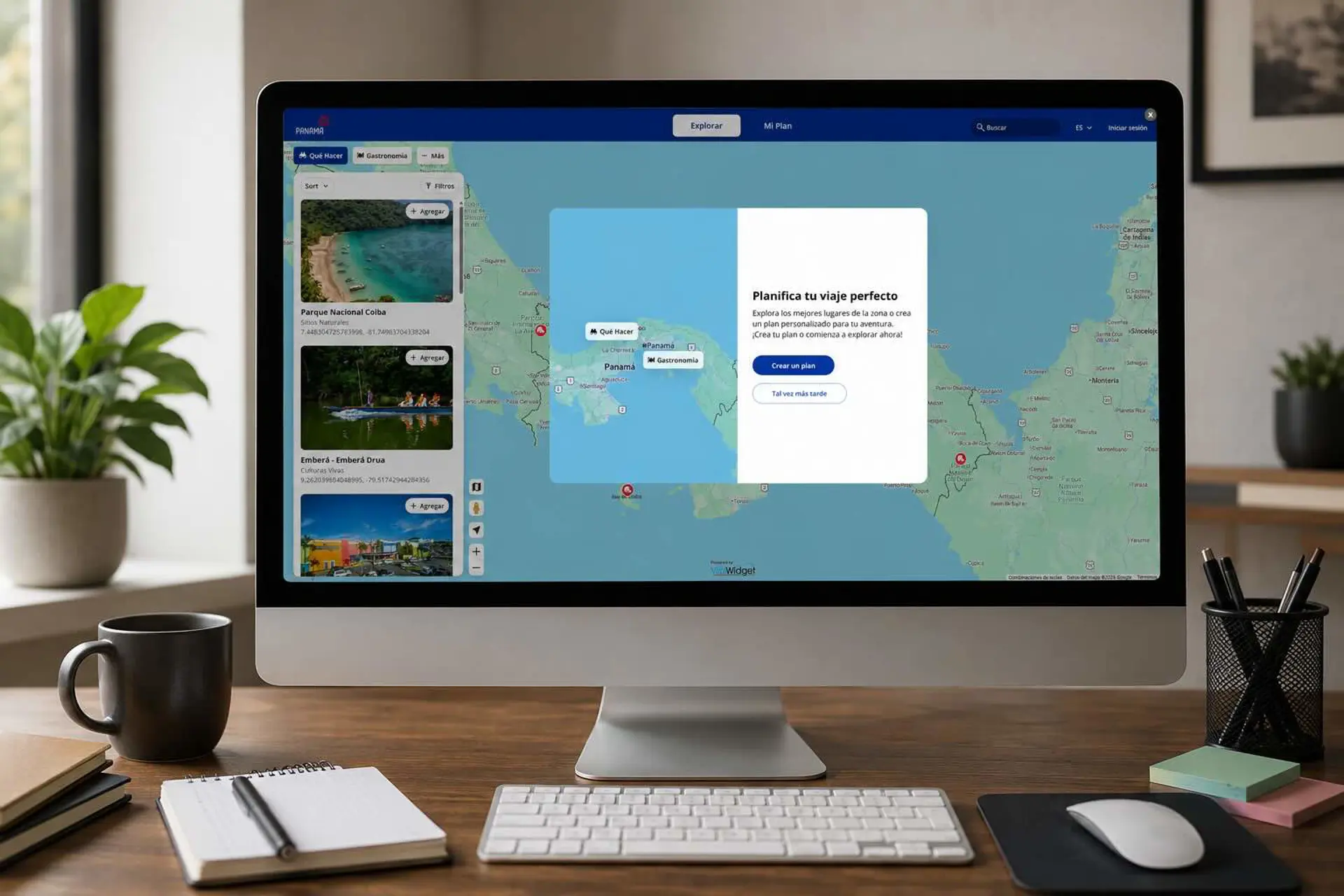 Panamá estrena Planificador de Viajes interactivo en su portal oficial