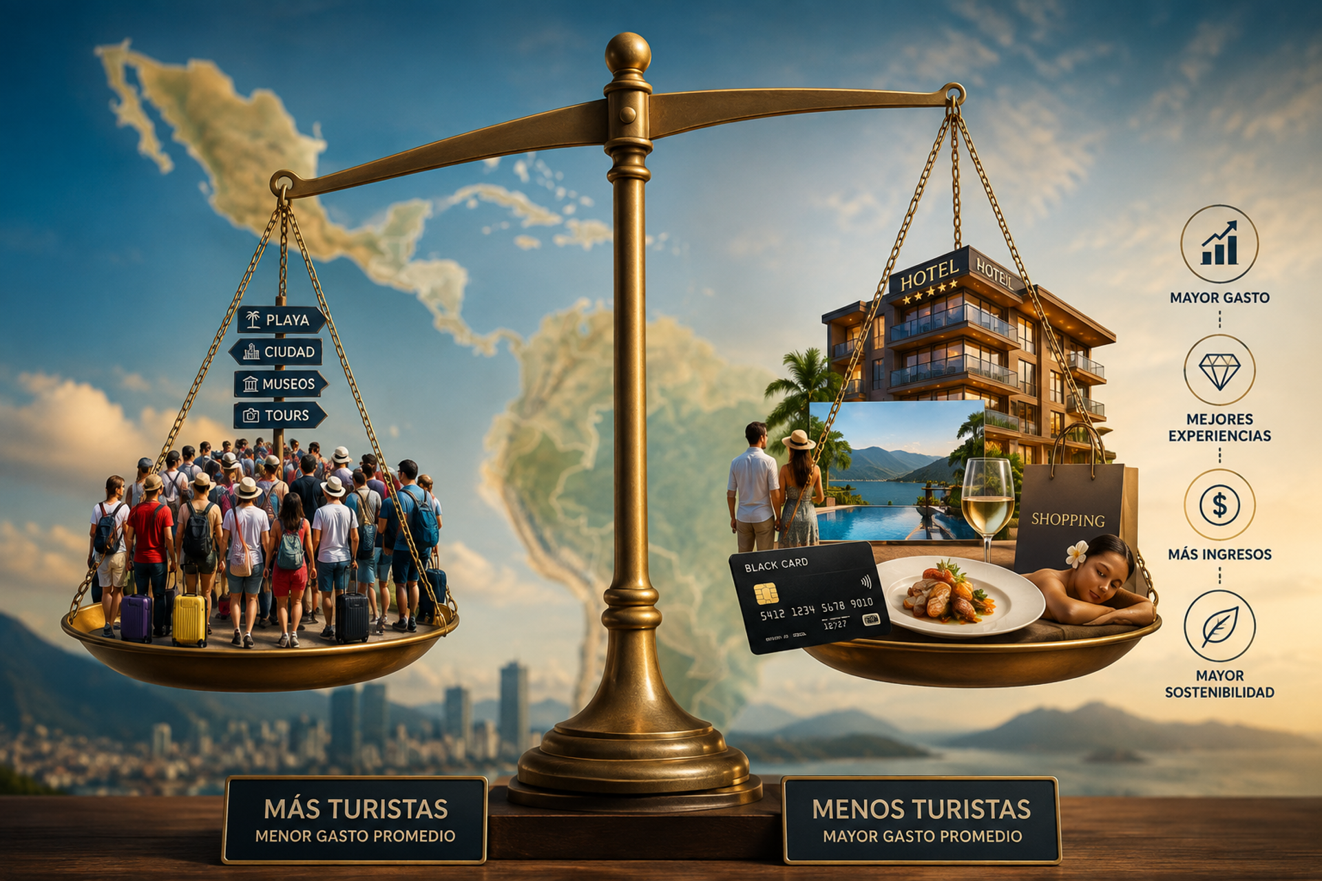 América Latina: el turismo compite por cantidad, pero también por gasto