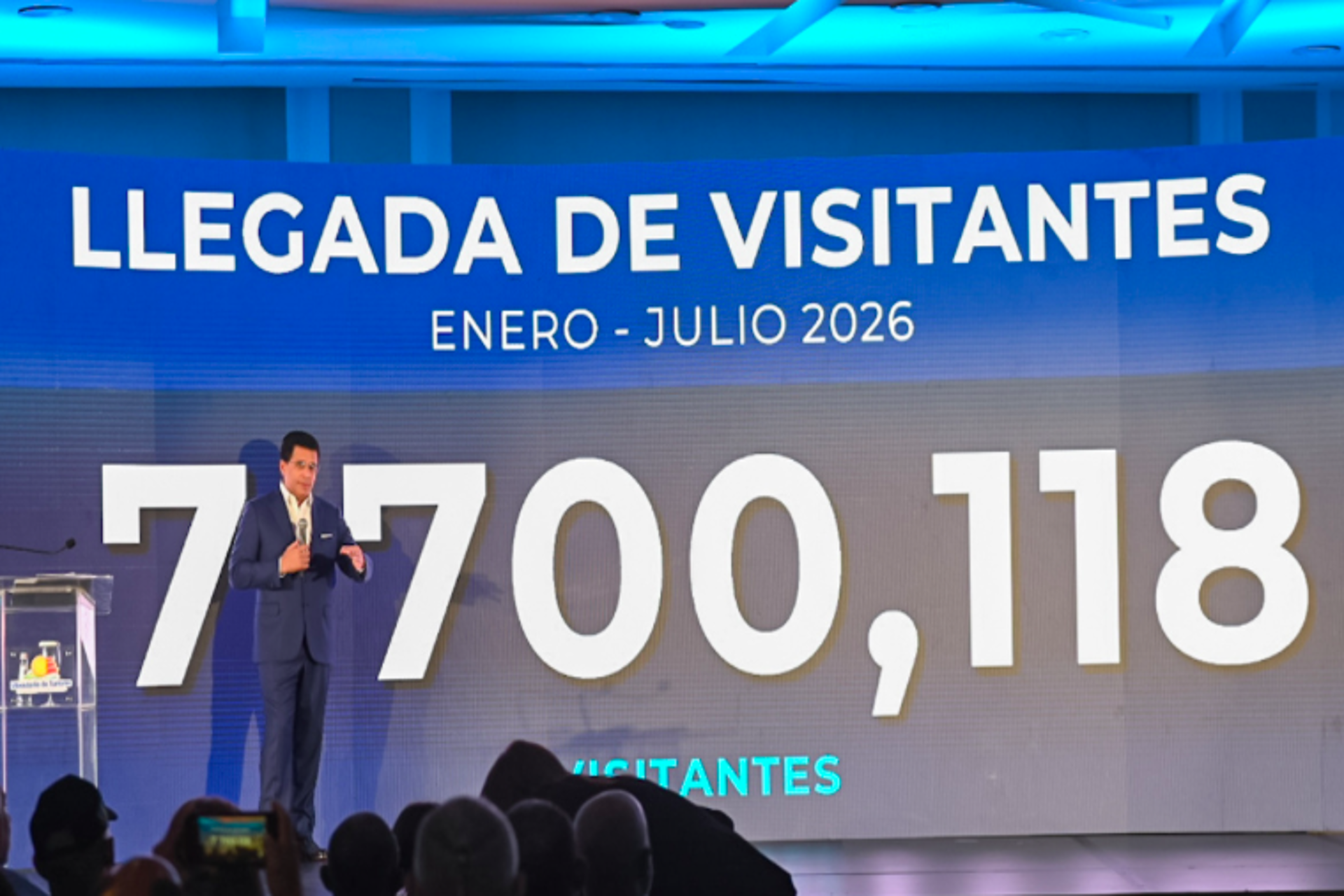 Record: Rep. Dominicana recibió 7,7 millones de visitantes hasta julio