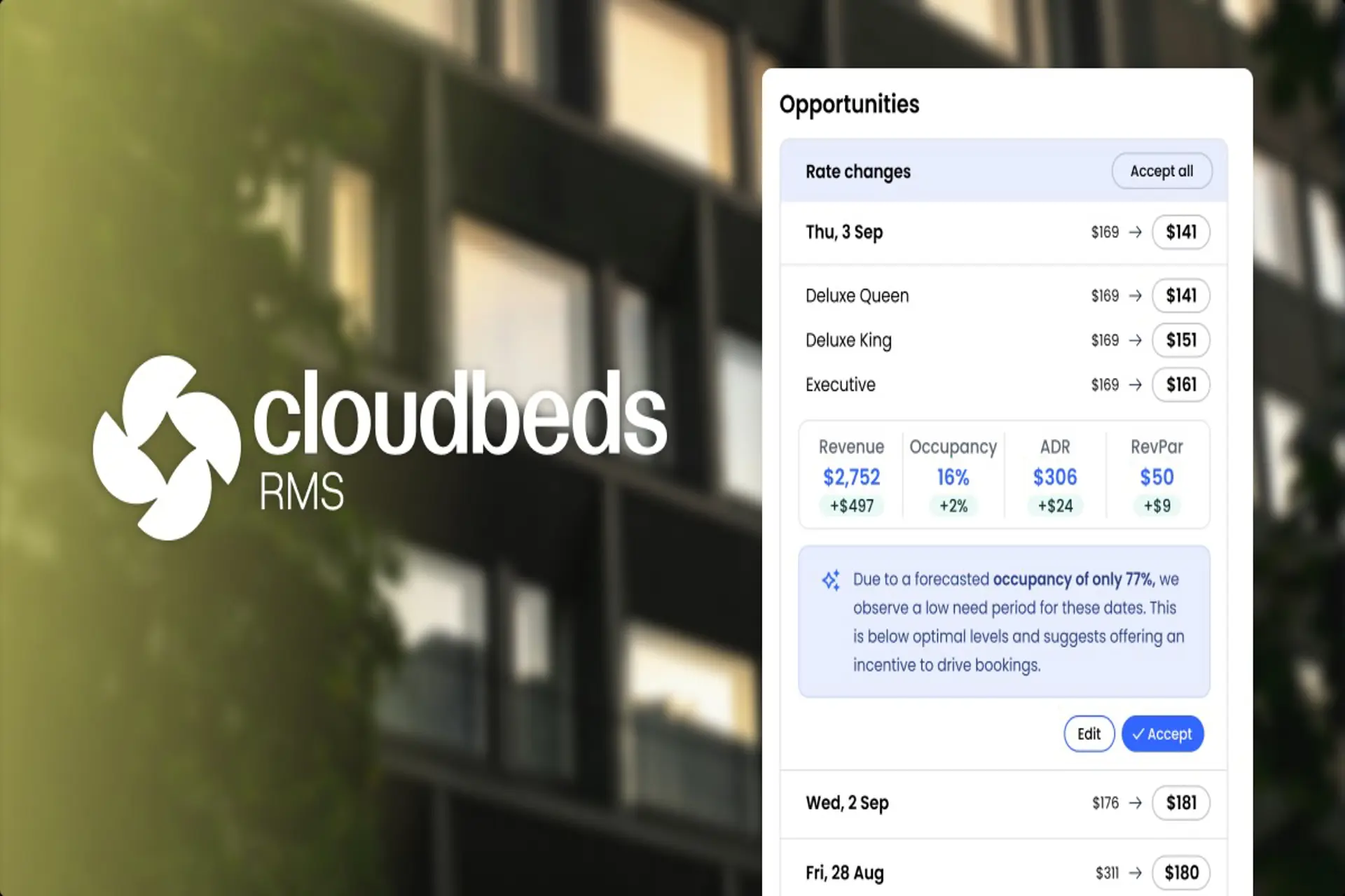 Cloudbeds lanza un RMS con inteligencia hotelera basada en datos unificados
