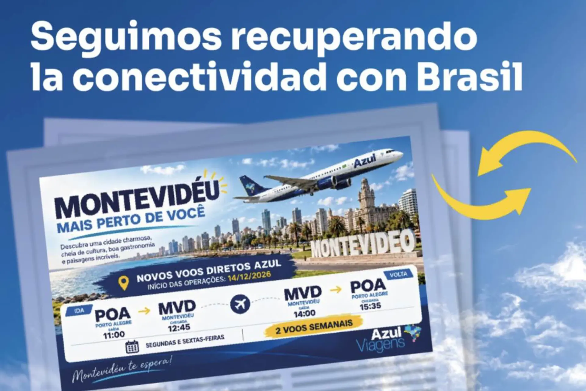 Uruguay continúa recuperando la conectividad con el sur de Brasil