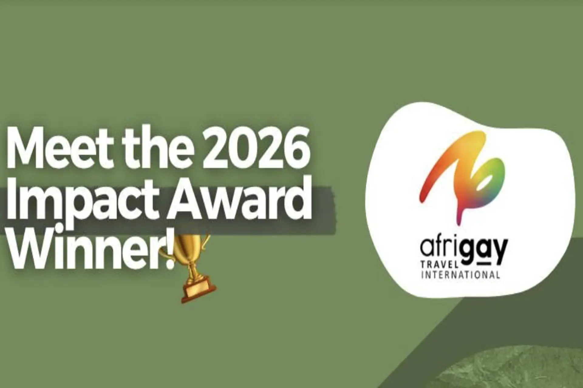 Fundación IGLTA entrega a Afrigay Travel el Premio al Impacto 2026.