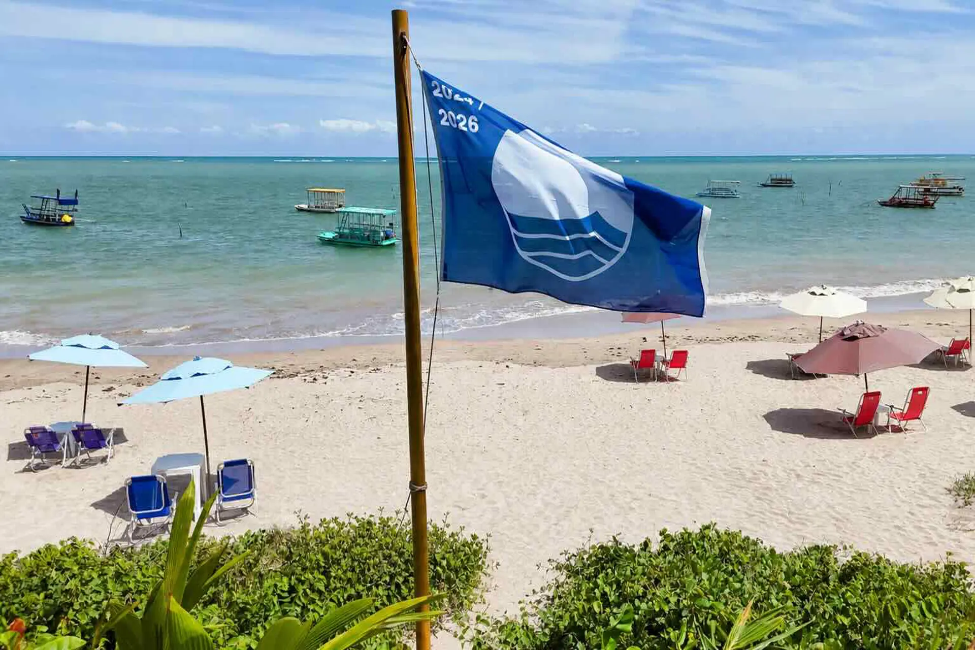 Brasil amplía 25 % los destinos con Bandera Azul.
