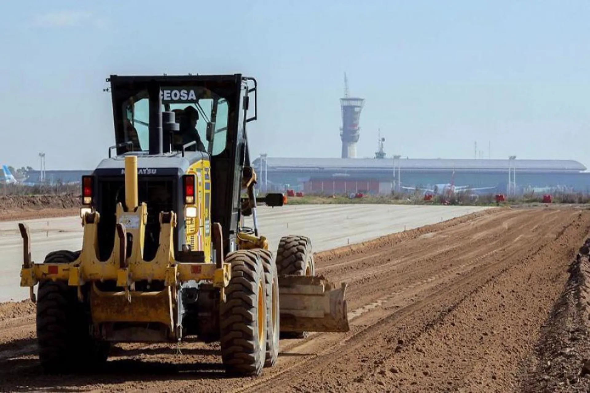 Avanzan obras en Aeropuerto de Ezeiza