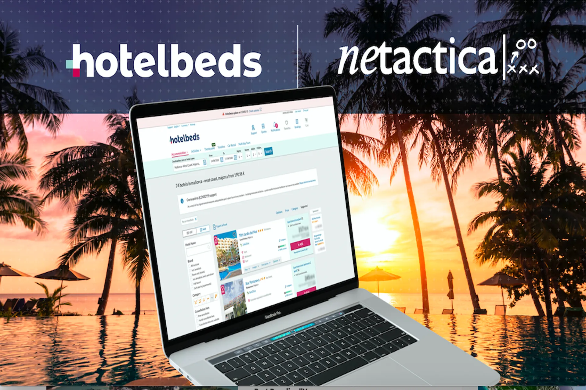 Hotelbeds aumenta su distribución en América Latina con Netactica